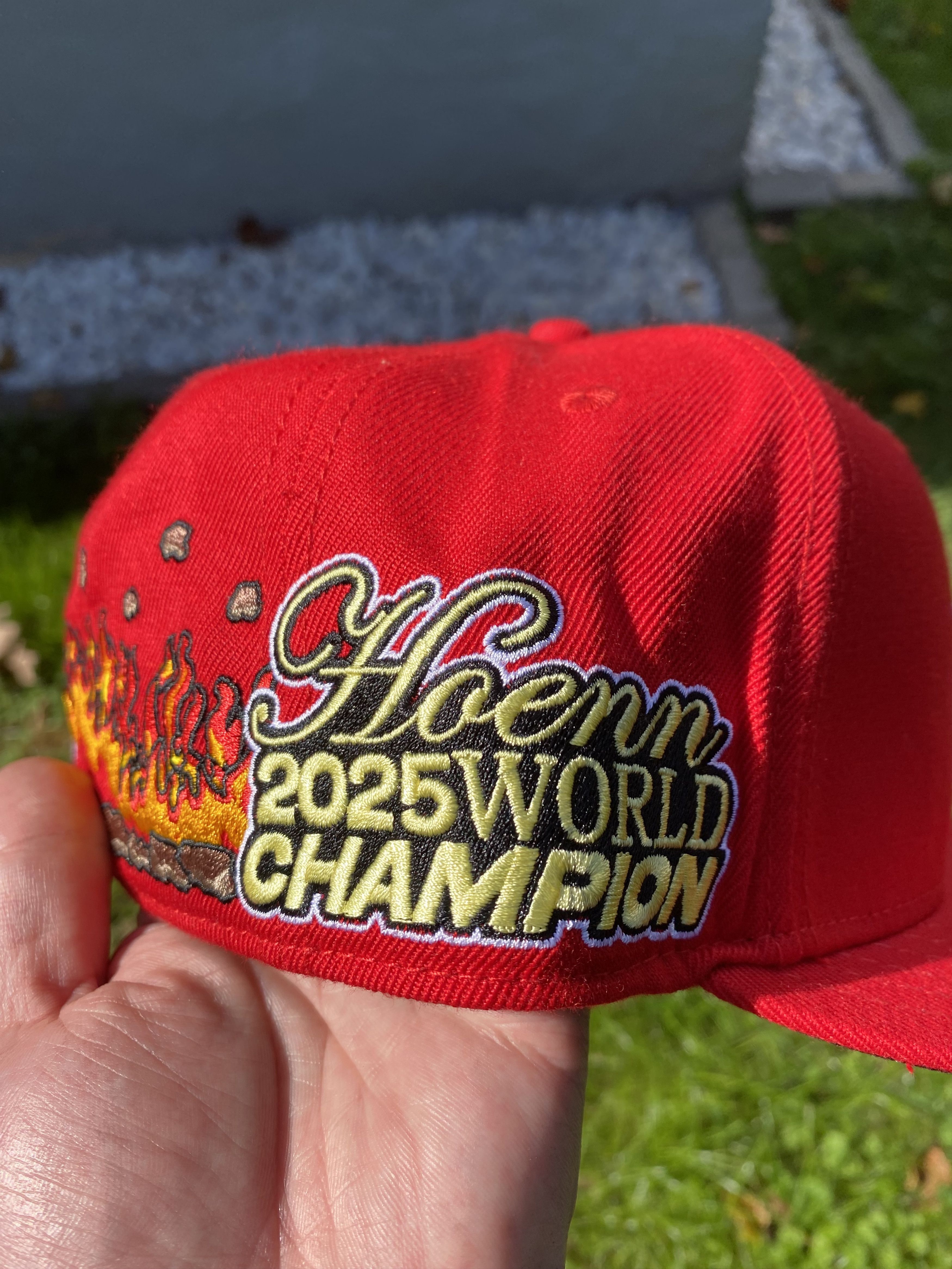 Other New Hoenn World Champion Groudon Fitted 7’5/8 Pokémon Ruby Size ONE SIZE - 6 Thumbnail