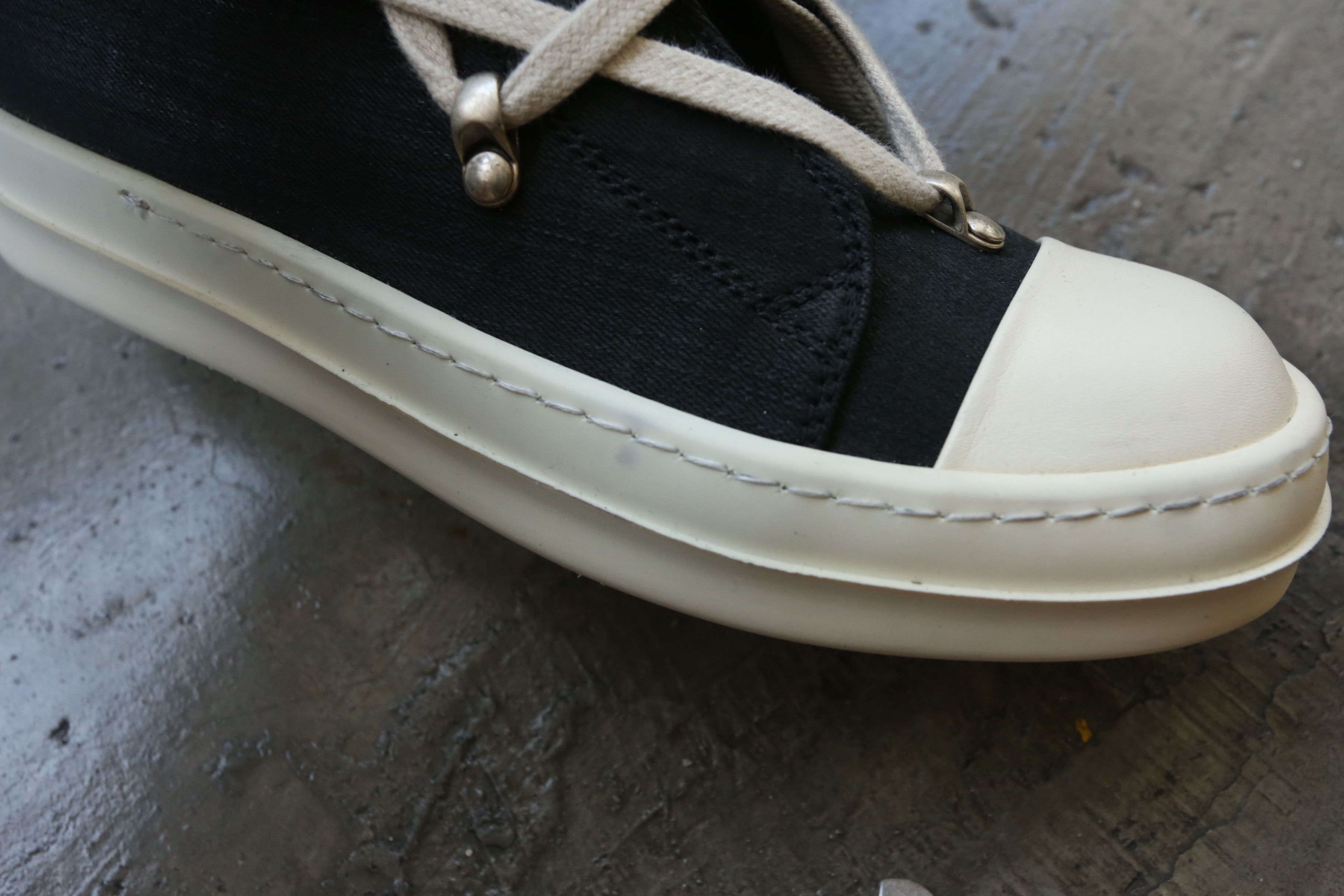 Rick Owens Drkshdw RO DRKSHDW - S/S 18 - "Dirt" - Waxed Canvas Hexagram Hi Size US 5 / IT 35 - 6 Thumbnail