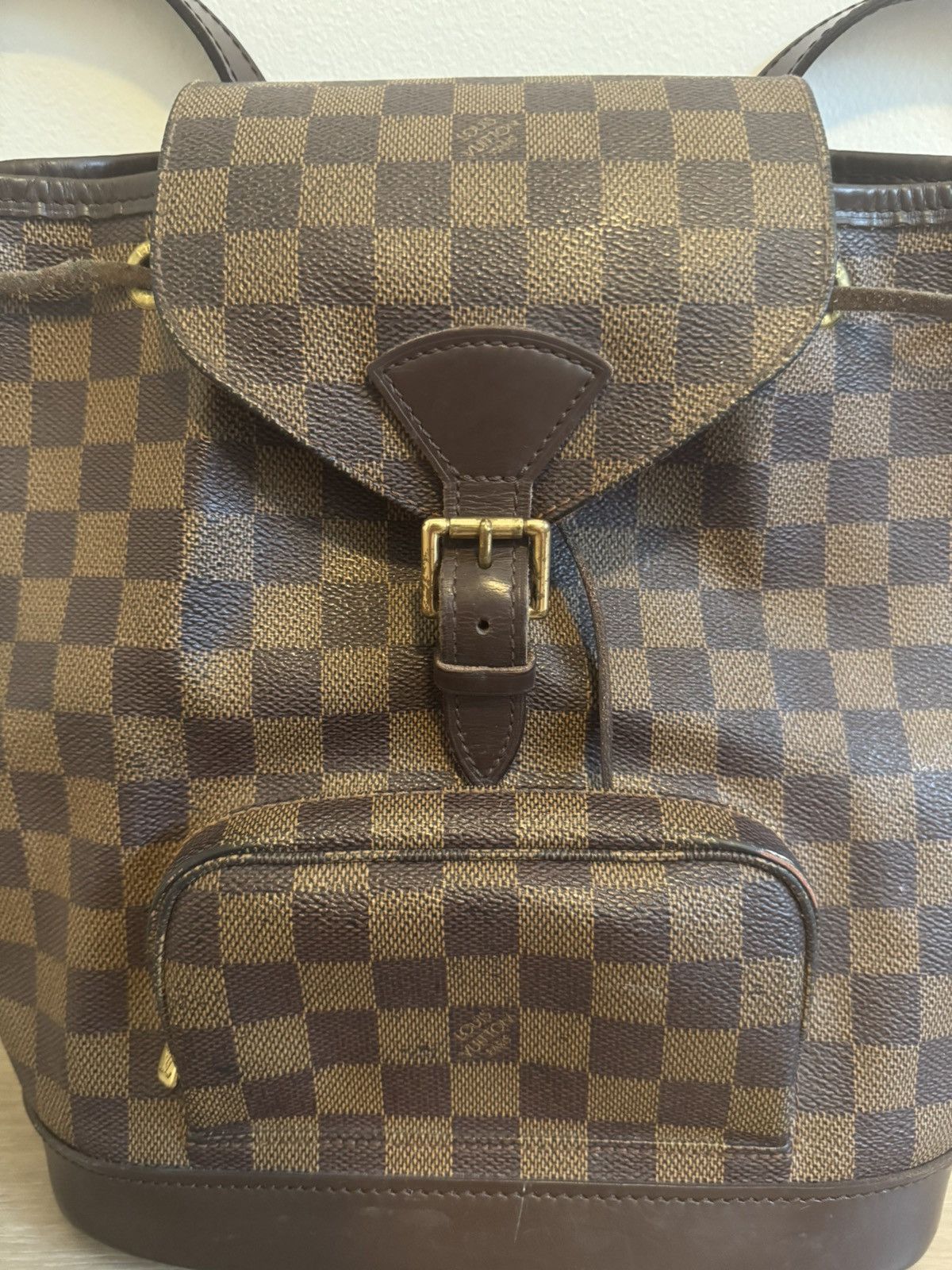 Louis Vuitton Damier Ebene Montsouris MM Special Order Size ONE SIZE - 4 Thumbnail
