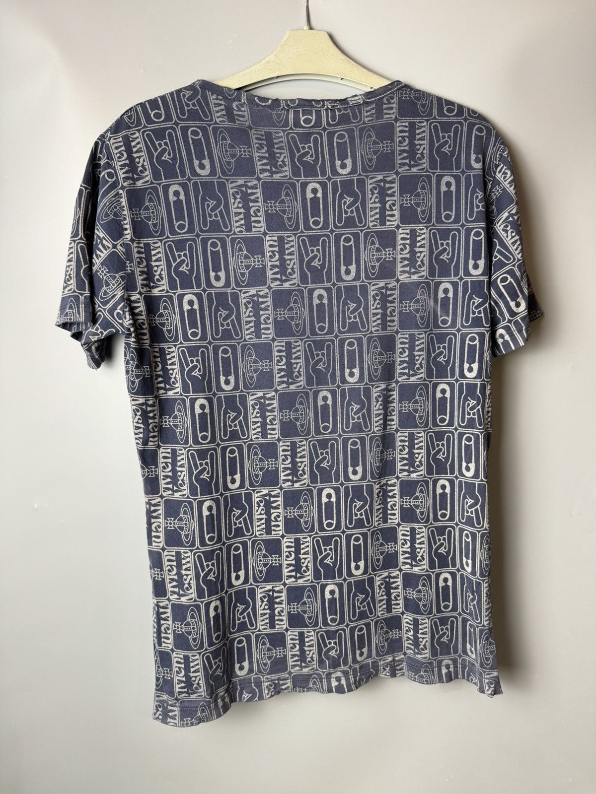 Vivienne Westwood Vivienne Westwood Safety Pin Rock Tee Fullprint Size US M / EU 48-50 / 2 - 6 Thumbnail