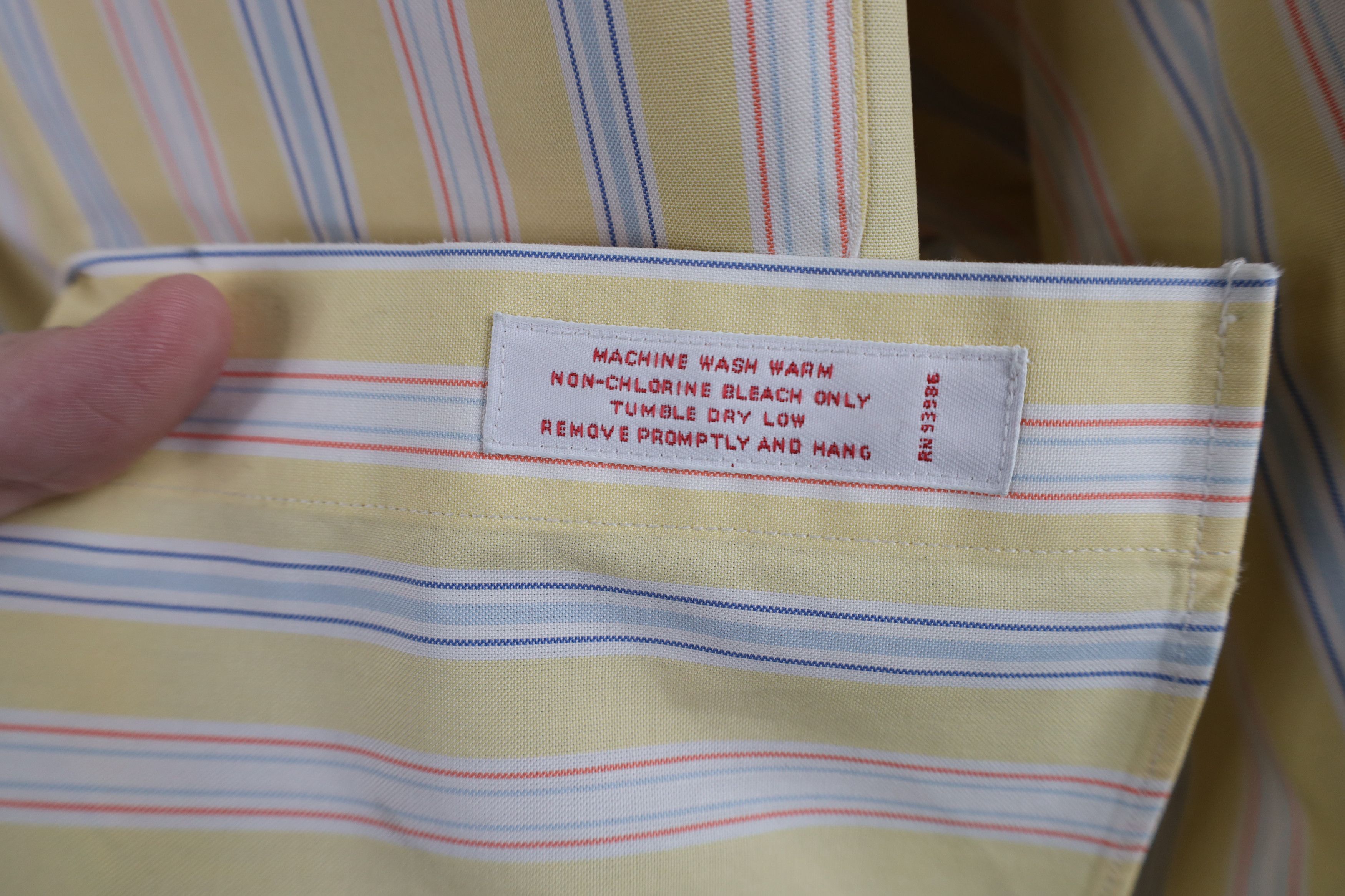 Brooks Brothers × Vintage Vintage Brooks Brothers Cotton Button Down Shirt OCBD Size US XXL / EU 58 / 5 - 12 Thumbnail
