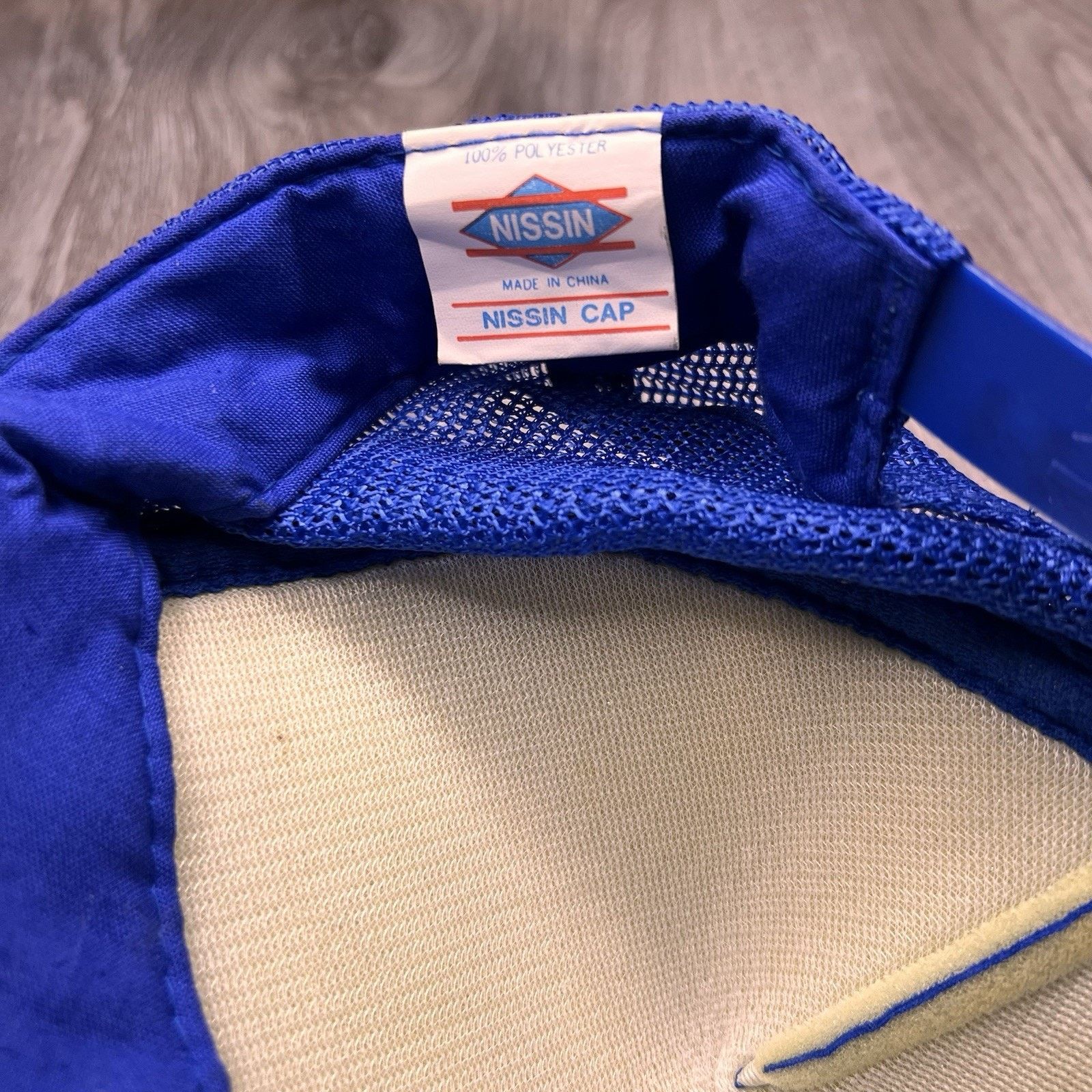 Vintage Y2K Hat Blue Just Reacting to Changes Size ONE SIZE - 2 Thumbnail