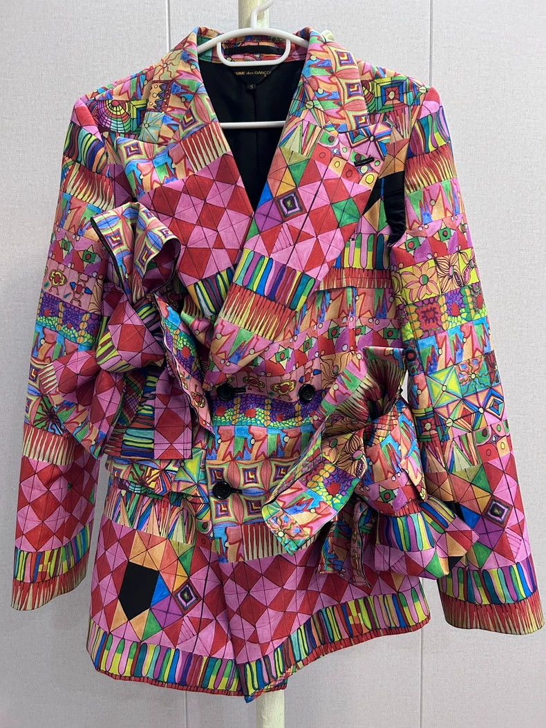 Other Comme des Garcons Printed three-dimensional bow coat Size S / US 4 / IT 40 - 1 Thumbnail