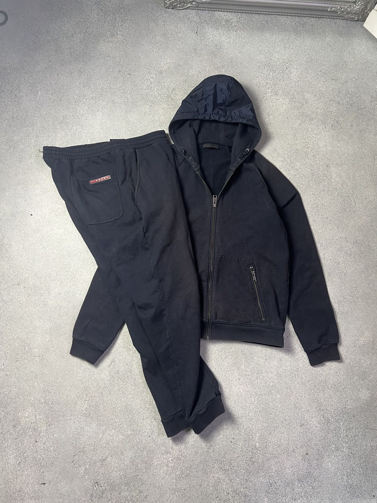 Prada Prada Track Suit Sport Zip Jacket + Pants Size US L / EU 52-54 / 3 - 1 Thumbnail