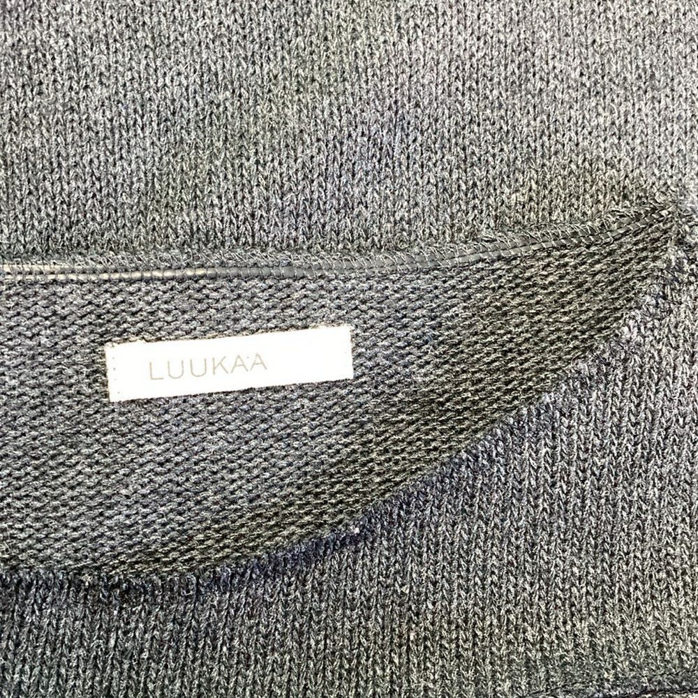 Muubaa Luukaa Size S Gray Knit Swing A-Line Pullover Sweater Size S / US 4 / IT 40 - 5 Thumbnail