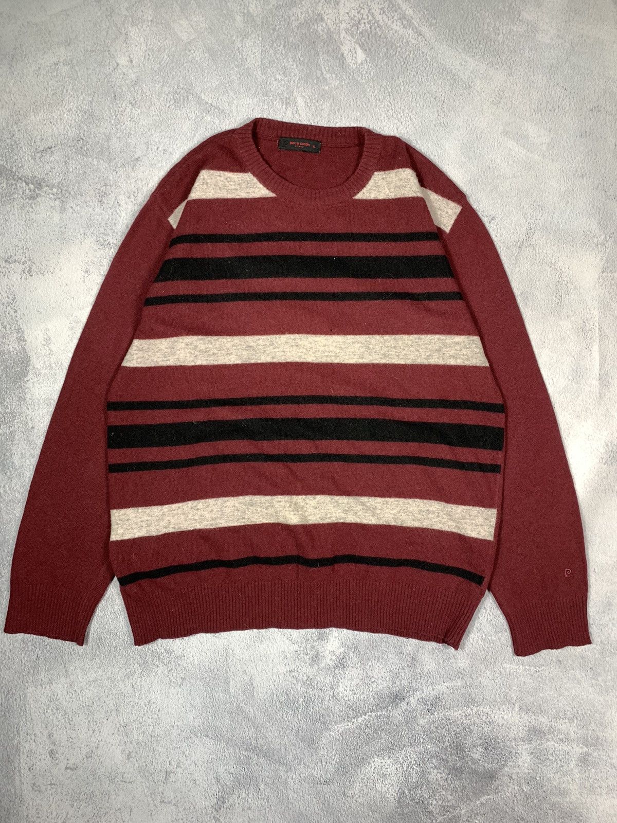 Pierre Cardin × Vintage Vintage Y2K Pierre Cardin striped sweater oldmoney style XL Size US XL / EU 56 / 4 - 1 Thumbnail