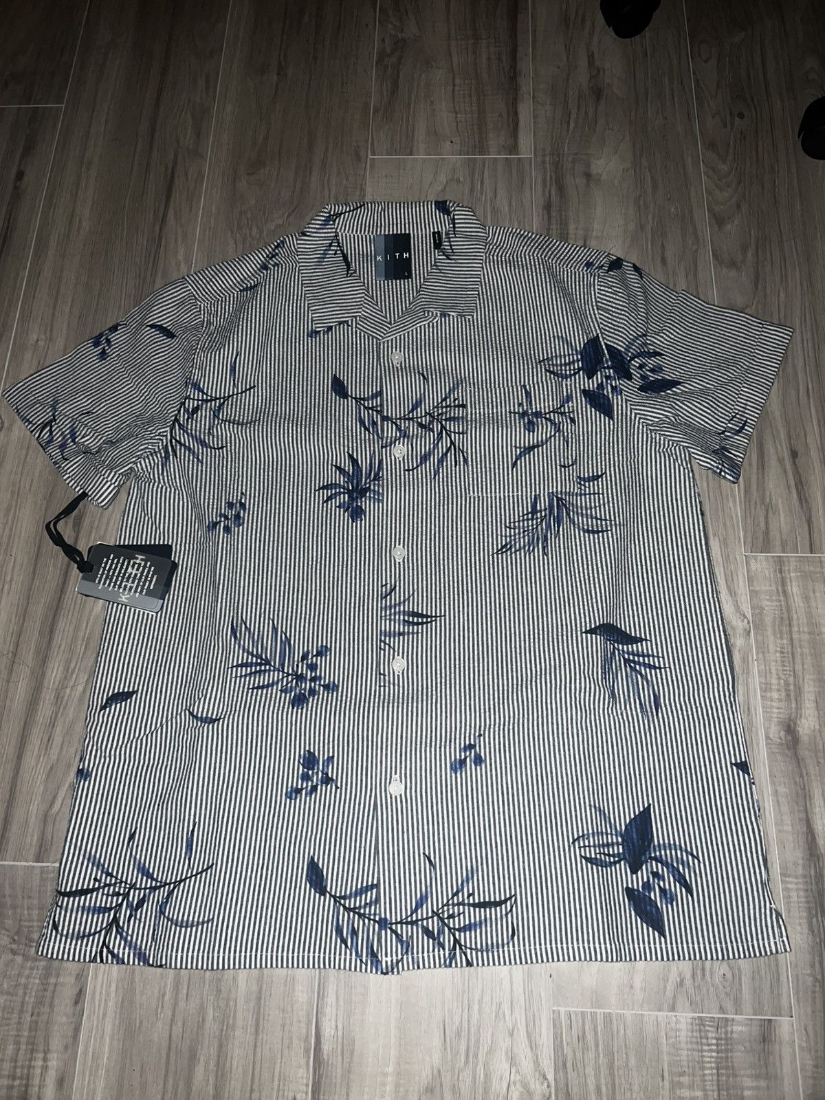 Kith Kith Camp Collar Seersucker Shirt Large Size US L / EU 52-54 / 3 - 7 Thumbnail