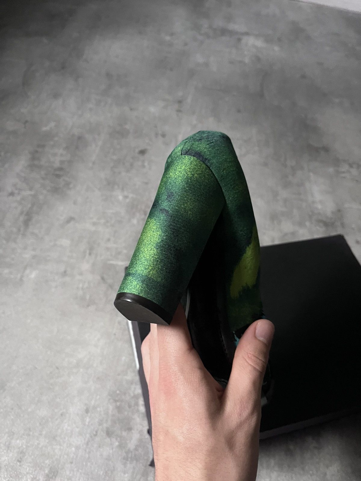 Dries Van Noten Dries Van Noten Gathered material heel multicolor Size US 9 / IT 39 - 11 Thumbnail