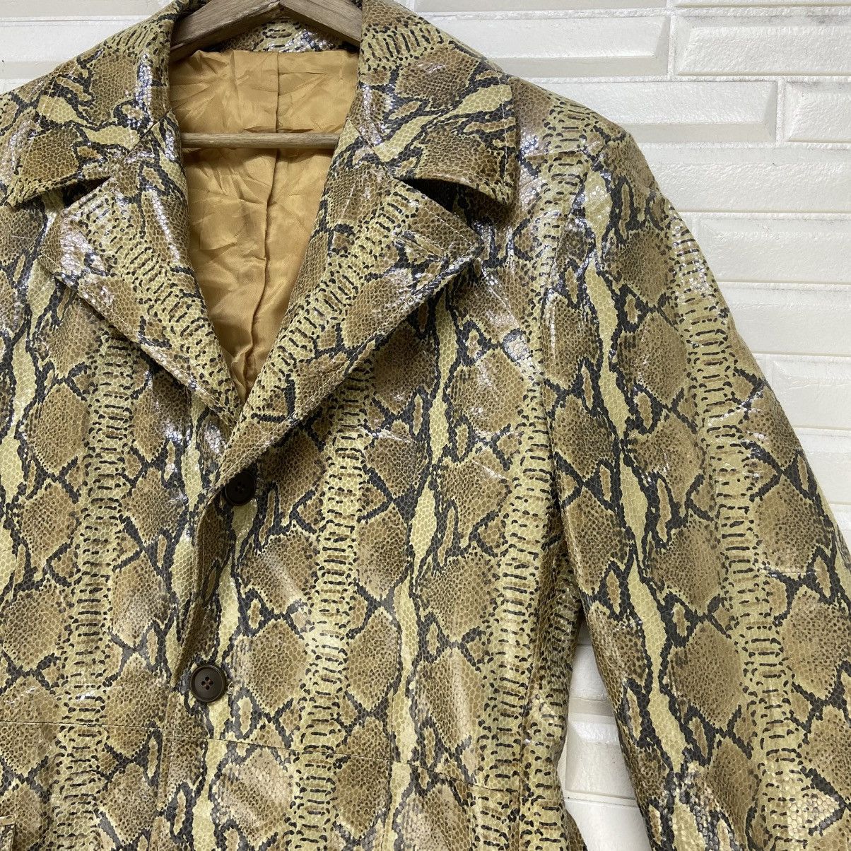 Tornado Mart Tornado Mart Python Long Coat Pig Skin Size US XS / EU 42 / 0 - 8 Thumbnail