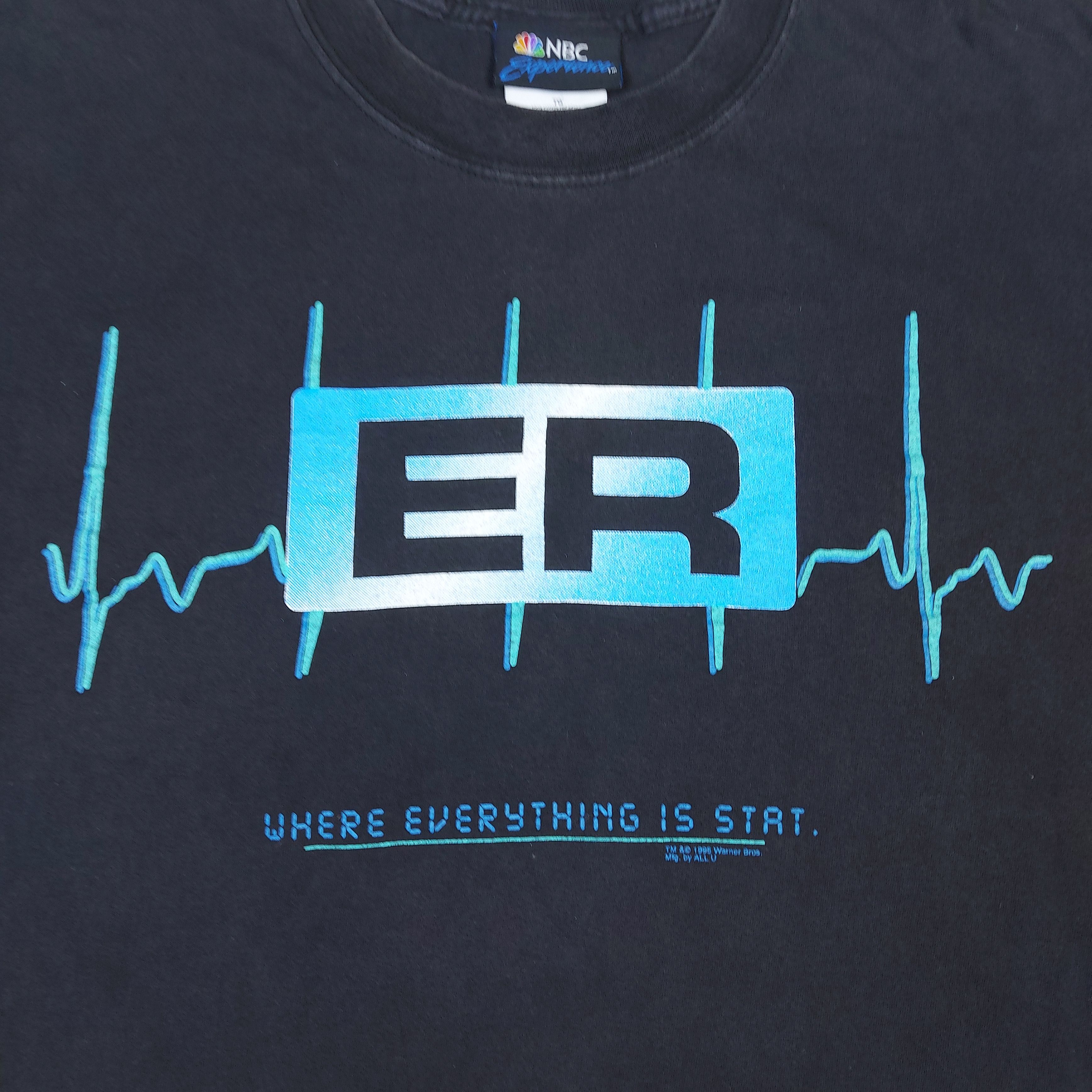 Other Vintage 90s 1995 ER TV series Hospital Medical Drama NBC TEE Size US XL / EU 56 / 4 - 2 Thumbnail