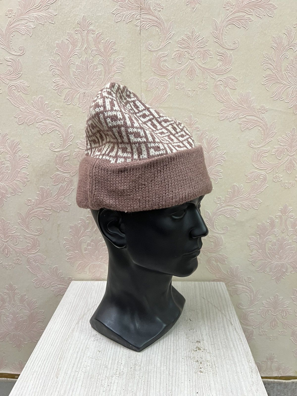 Designer × Lancel Vintage Lancel Overprint Beanie Hats Size ONE SIZE - 4 Thumbnail