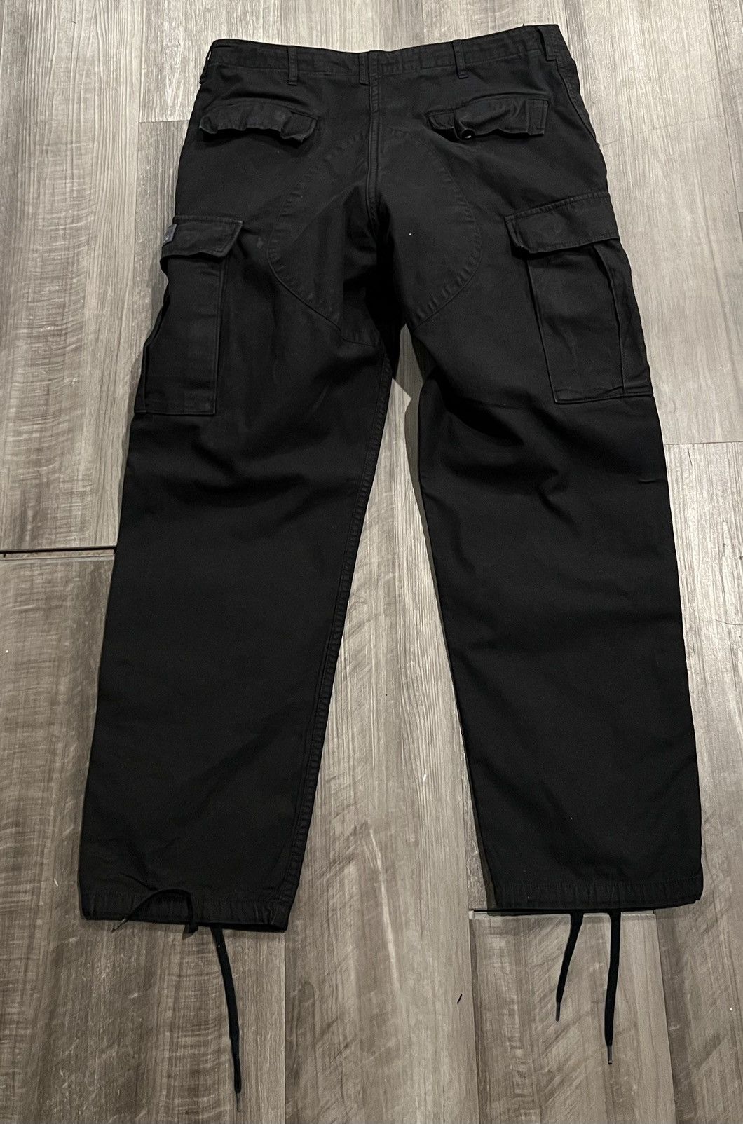 Human Made Size Large Men’s 2022/2023 Human Made Cargo Pants Black Size US 32 / EU 48 - 2 Thumbnail