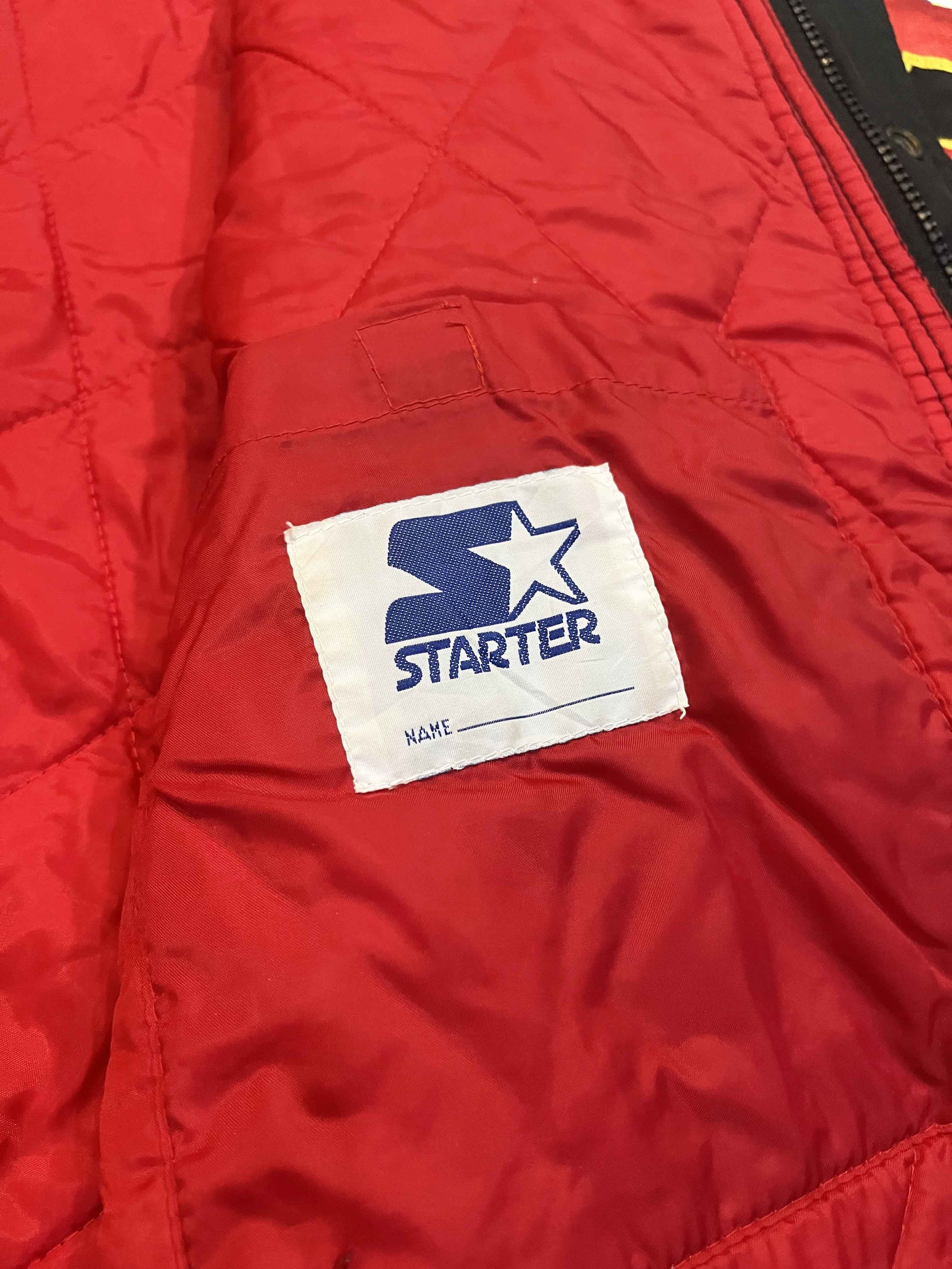 Starter Vintage Starter Düsseldorfer DEG Eishockey Full Zip Jacket Size US L / EU 52-54 / 3 - 9 Thumbnail