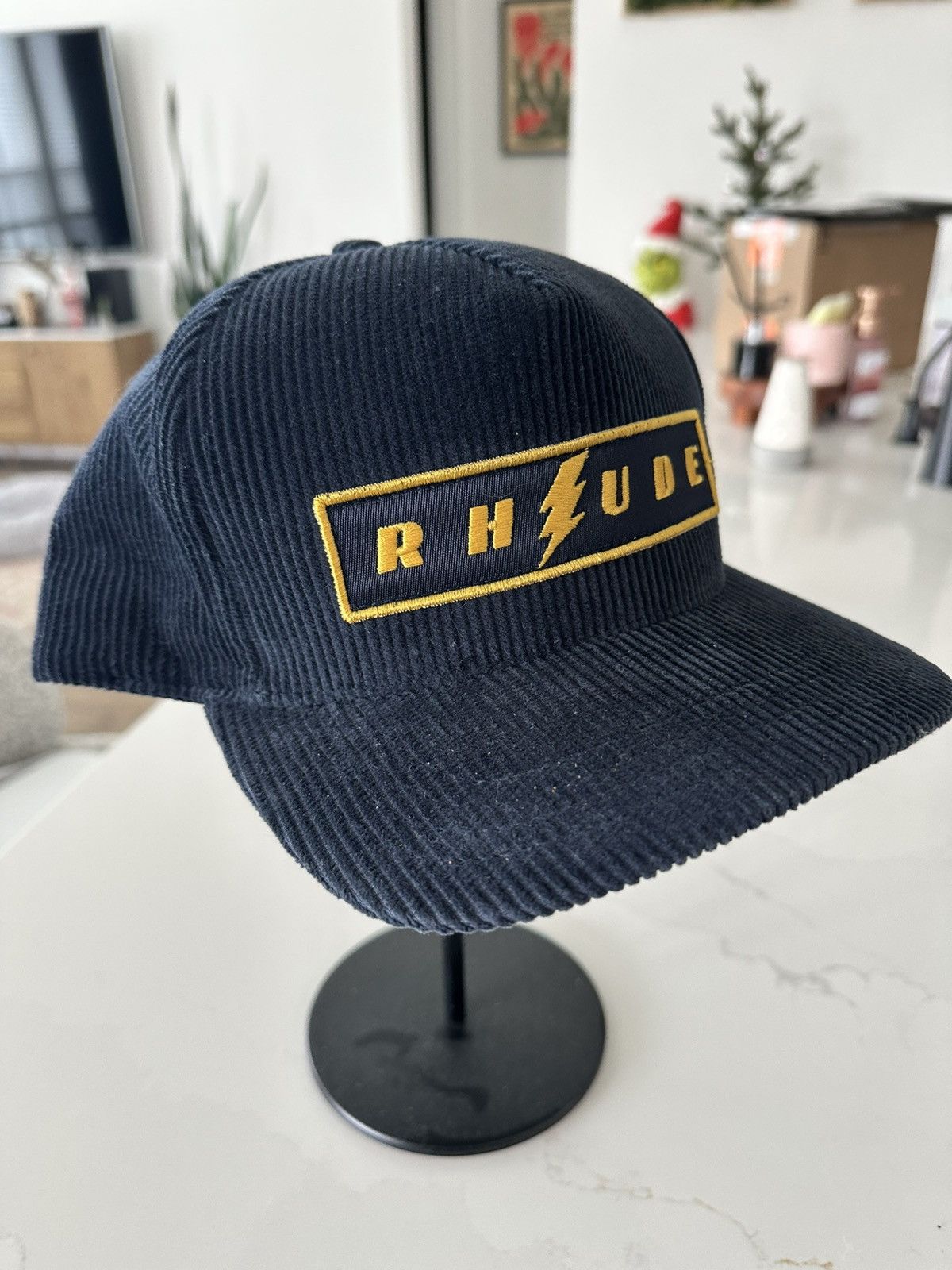 Rhude Rhude - 1st Place Corduroy Baseball Cap Size ONE SIZE - 1 Thumbnail