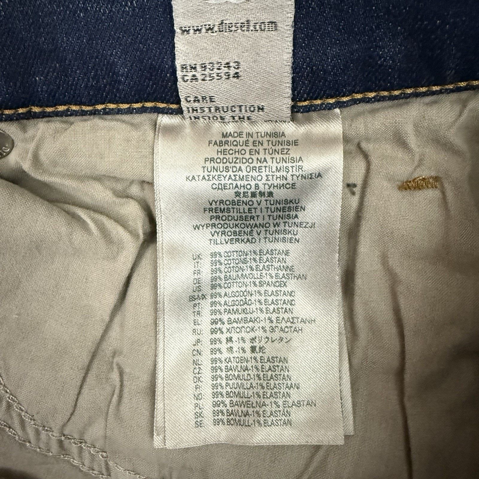 Diesel Diesel Mens Jeans Size 40x32 2019 D Strukt 09C73 Italy Size US 40 / EU 56 - 13 Thumbnail