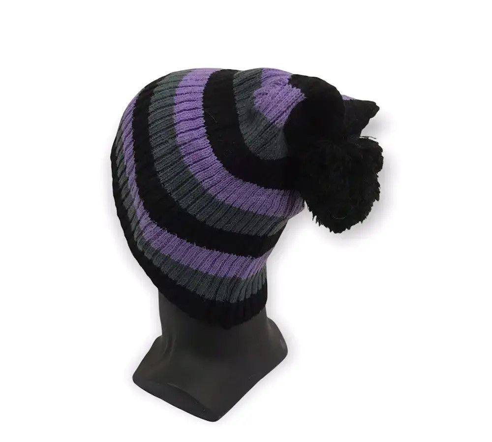 Japanese Brand Japanese Brand Stripe Design Beanie Hat Size ONE SIZE - 3 Thumbnail