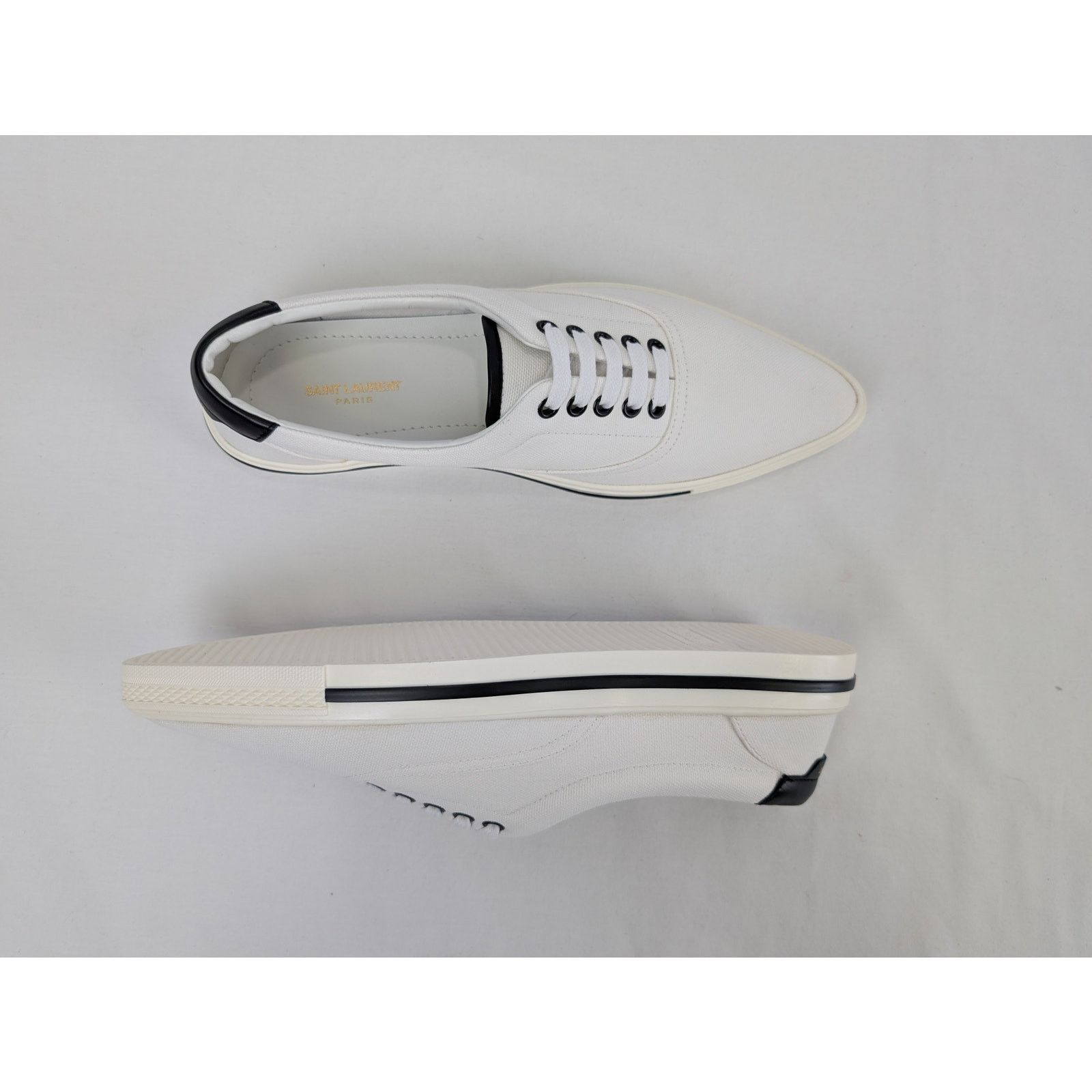 Saint Laurent Paris o1rshd1 Club Low top Sneakers in Off-White 44 Size US 11 / EU 44 - 1 Thumbnail