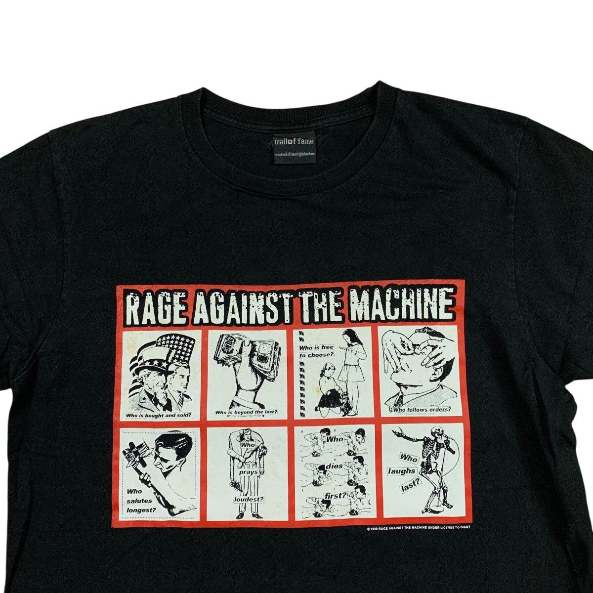 Rage Against The Machine × Vintage 1999 Rage Against The Machine Vintage Shirt Size US M / EU 48-50 / 2 - 2 Thumbnail