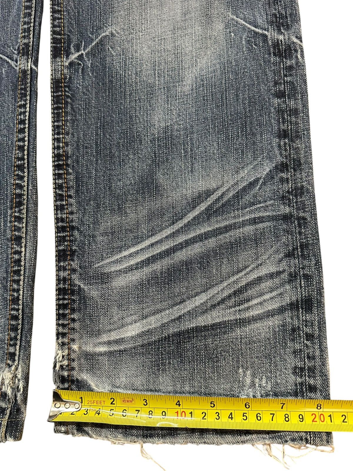 Hysteric Glamour Vintage Japanese Brand Blue Faded Wash Style Loose Jeans Size US 34 / EU 50 - 17 Thumbnail