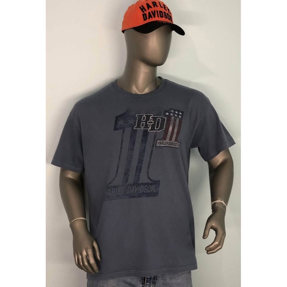 Harley Davidson × Vintage VINTAGE 2005 Harley Davidson T-shirt XL Men MICHIGAN Size US XL / EU 56 / 4 - 1 Thumbnail
