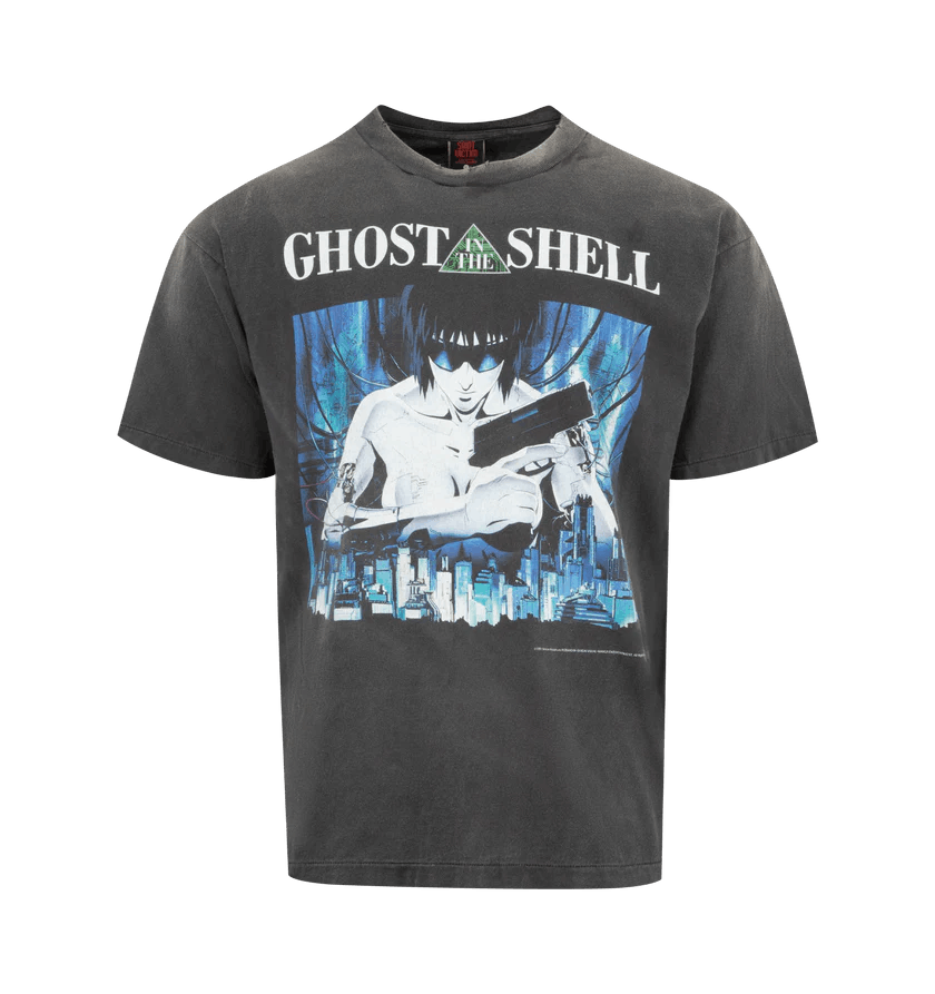 Saint Michael o1h1sh10525 Ghost Shell T-Shirt in Black Size US S / EU 44-46 / 1 - 1 Thumbnail