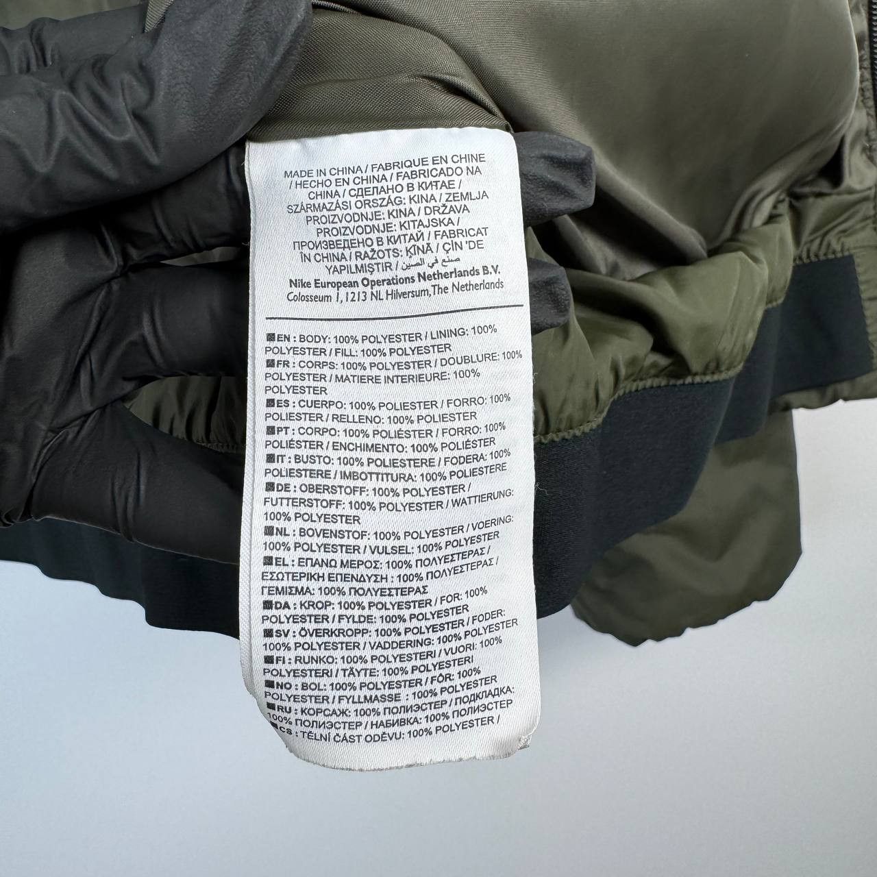 Nike Nike Women’s Hooded Jacket Olive Green Zip Up Puffer Size M Size M / US 6-8 / IT 42-44 - 9 Thumbnail