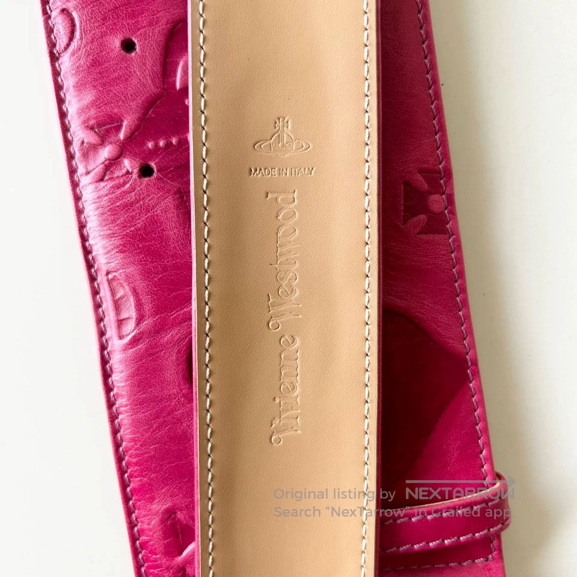 Vivienne Westwood vivienne westwood pink leather belt. Size ONE SIZE - 5 Thumbnail