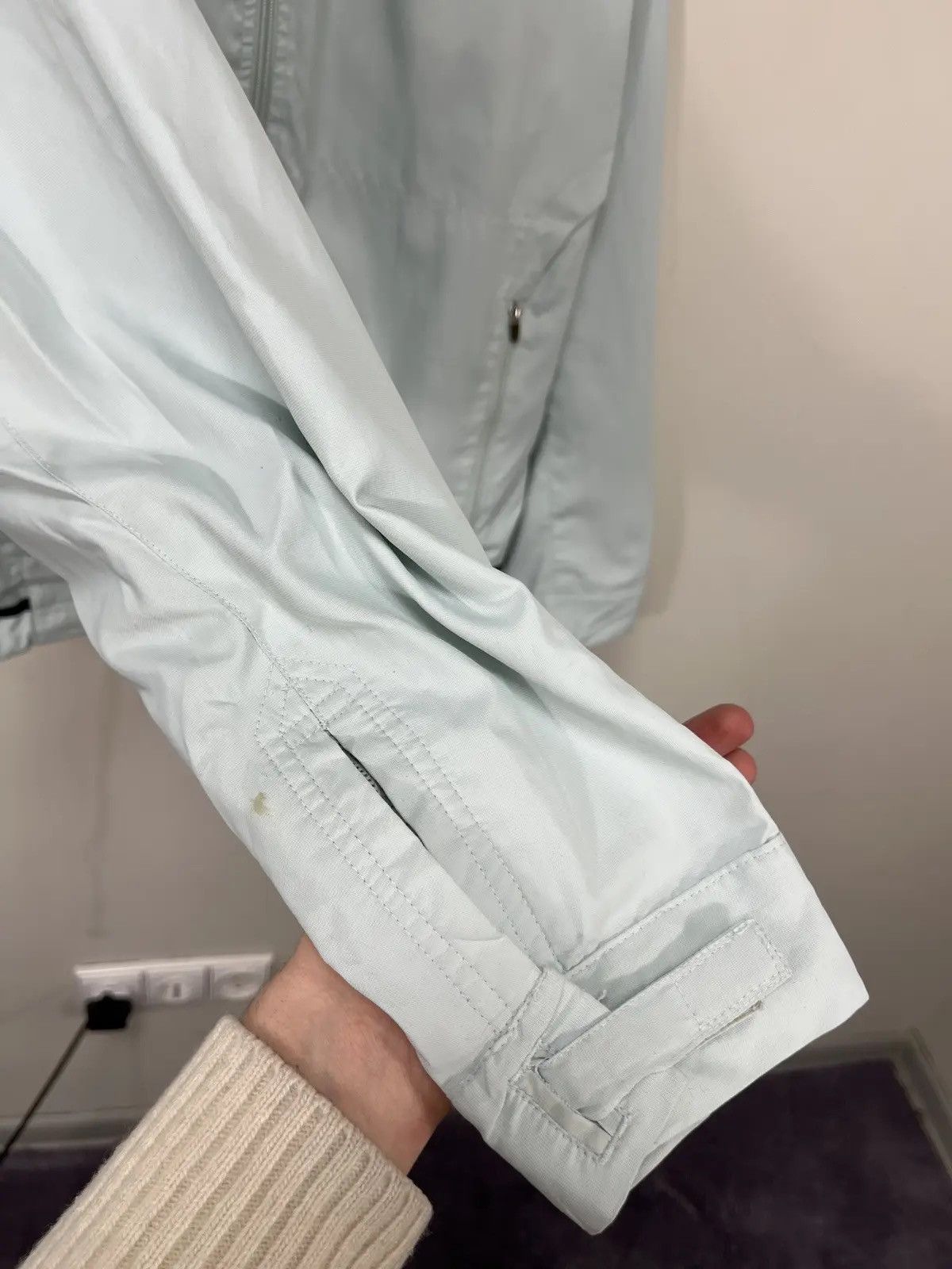 Nike × Vintage Vintage Nike Y2K Light Blue Retro Hype Nylon Track Jacket Size US XL / EU 56 / 4 - 13 Thumbnail