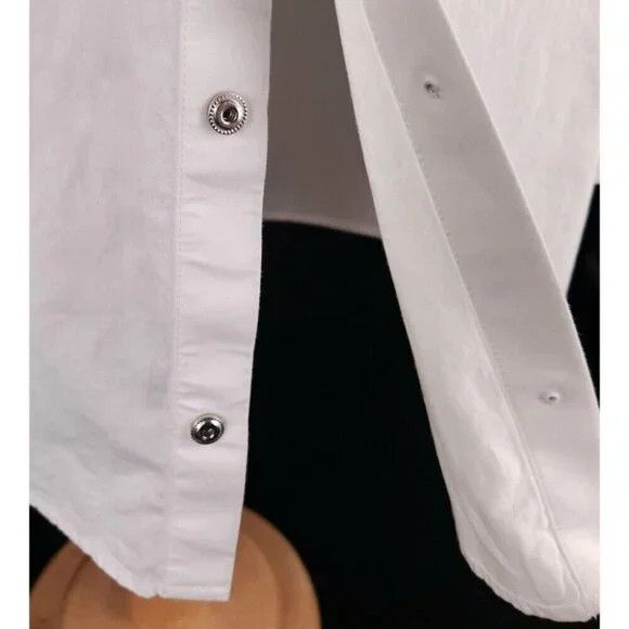 Heron Preston Heron Preston Cotton Twill Poplin Shirt M Mens White Size US M / EU 48-50 / 2 - 11 Thumbnail