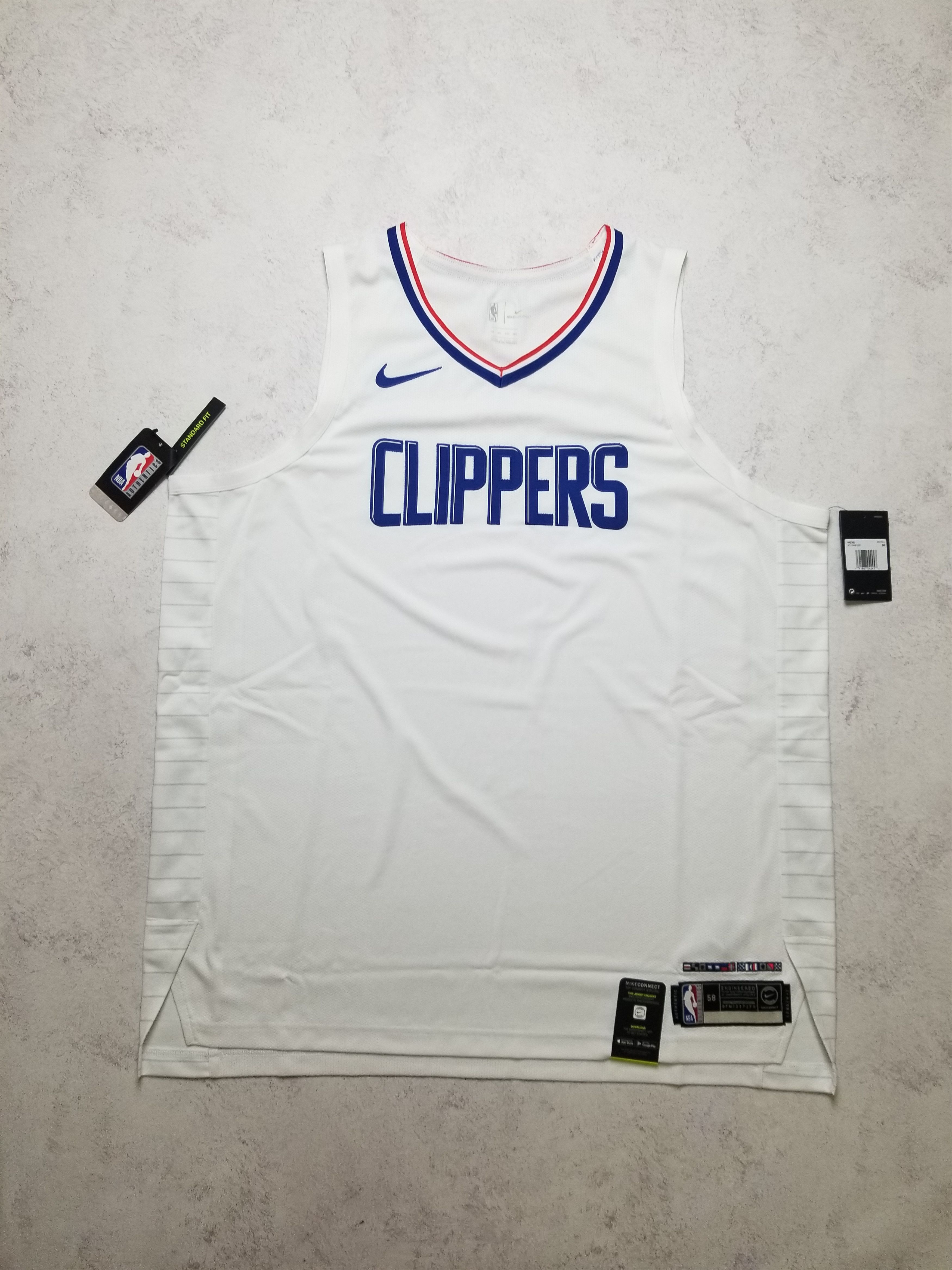 Nike Nike Vaporknit LA Clippers Sewn NBA Jersey Size 58 3XL Size US XXL / EU 58 / 5 - 1 Thumbnail