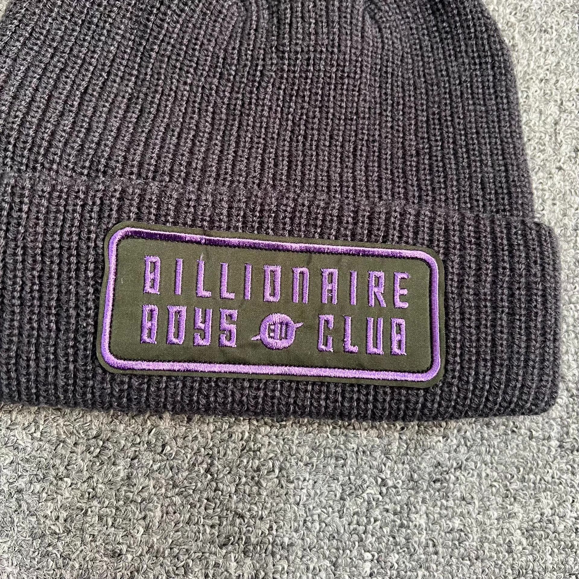 Billionaire Boys Club BBC EU Premium Embroidered Knitted Beanie Q7 Size ONE SIZE - 4 Thumbnail