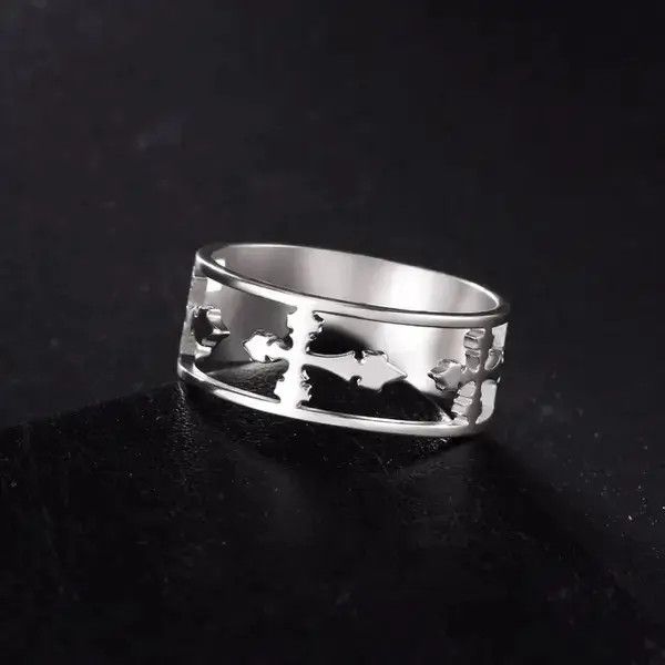 Jewelry × Vintage Skyrim Cross Ring Size ONE SIZE - 1 Thumbnail