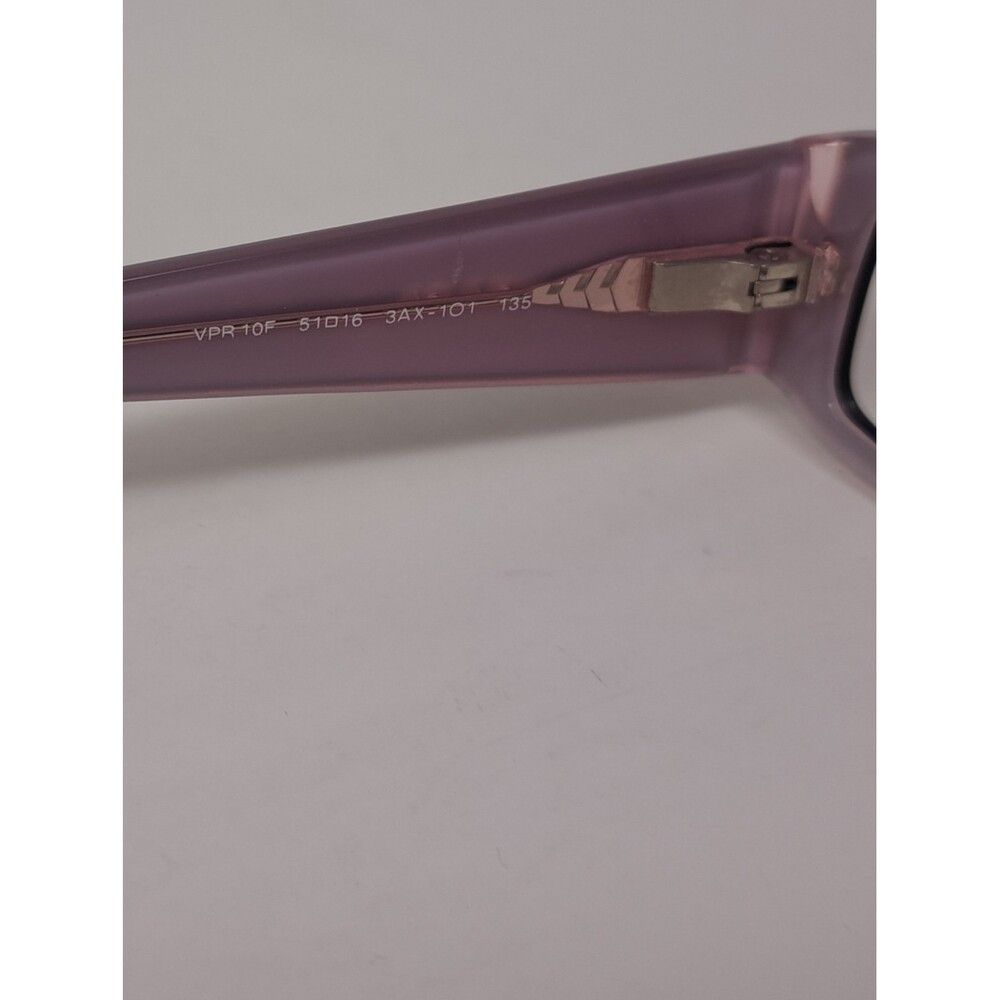 Prada NEW Prada Women's Eye Glasses Frames Rectangle Black Purple Size ONE SIZE - 9 Thumbnail