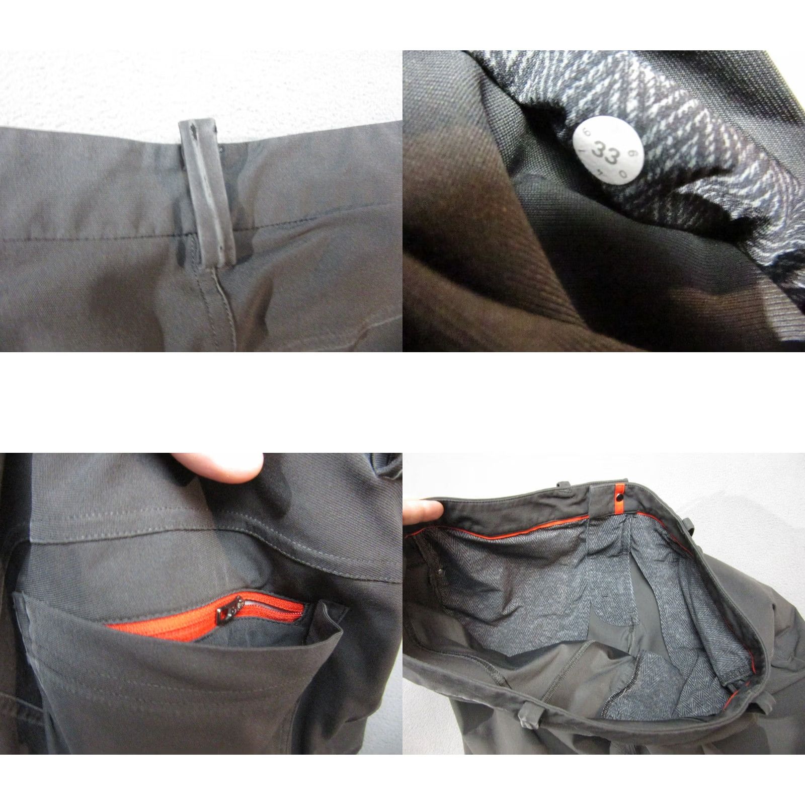 Lululemon Lululemon ABC Pants Mens 33 Obsidian Dark Gray Classic Fit Low Rise 5 Pockets Size US 33 - 9 Thumbnail