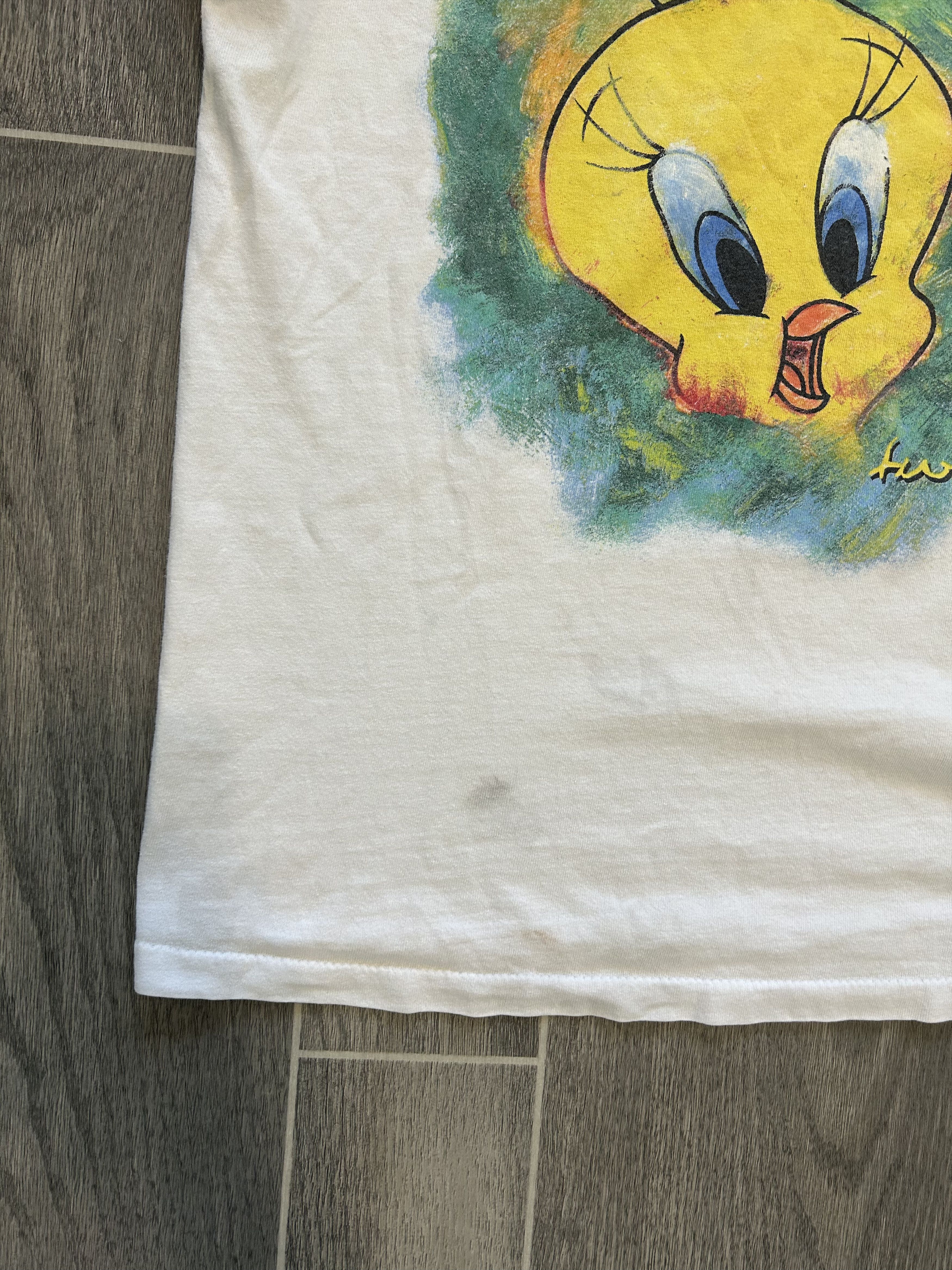 Vintage Vintage Tweety Bird Ringer T-Shirt Size US M / EU 48-50 / 2 - 4 Thumbnail