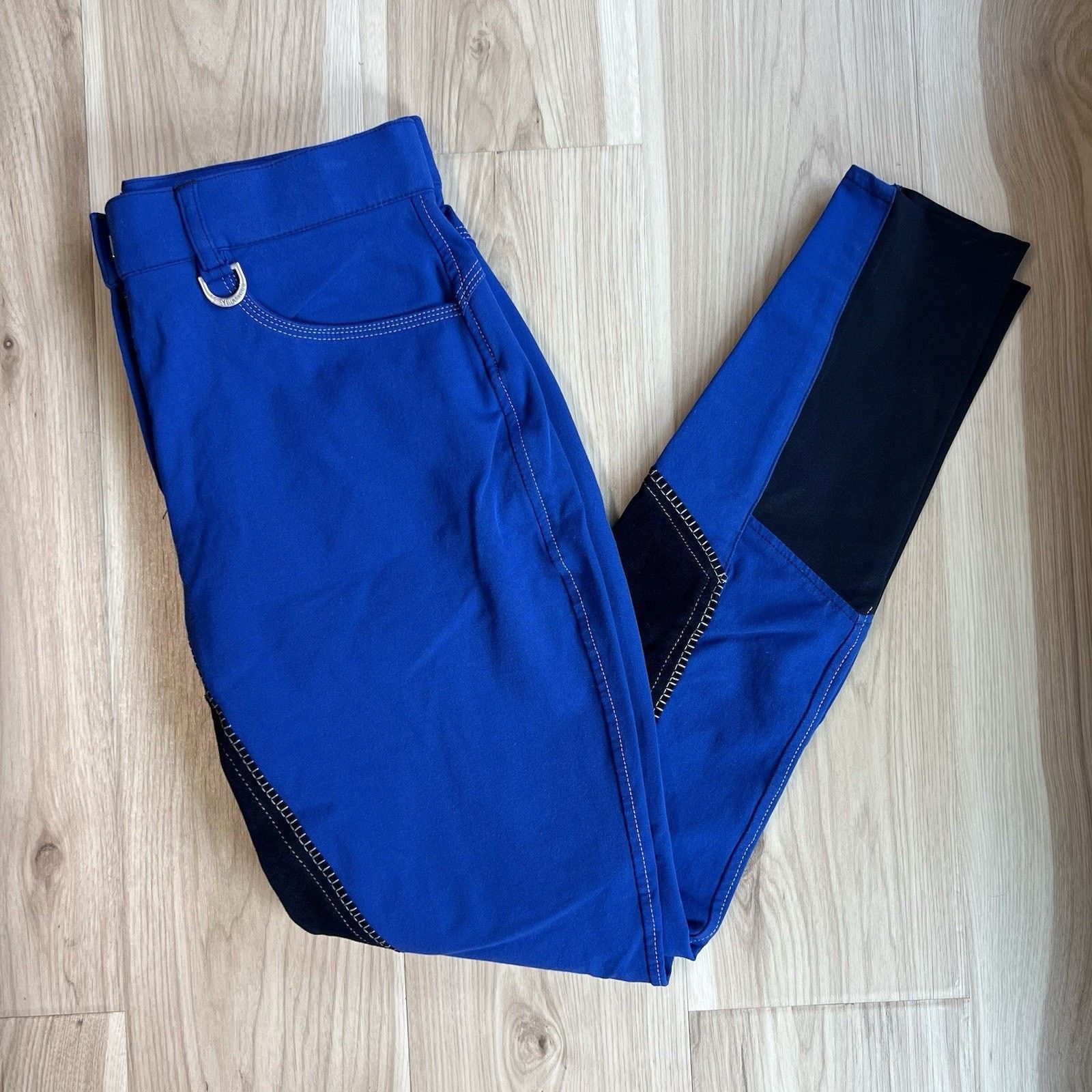 Other BR Equestrian Full Seat Horse Riding Breeches Blue Size 26 Size 26" / US 2 / IT 38 - 1 Thumbnail
