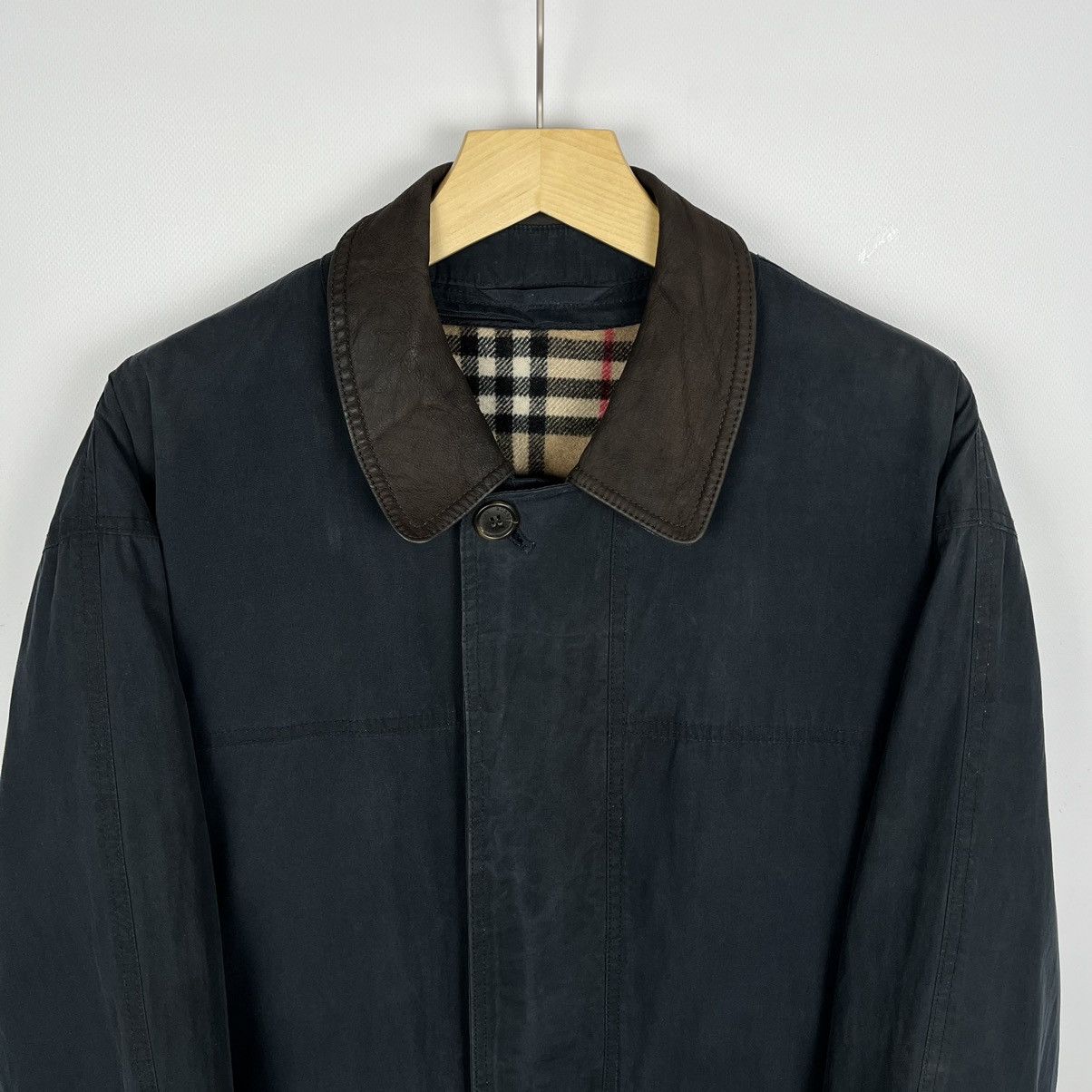 Burberry Vintage Rare Burberrys Nova Check Heritage Heavy Jacket 90’s Size US M / EU 48-50 / 2 - 3 Thumbnail