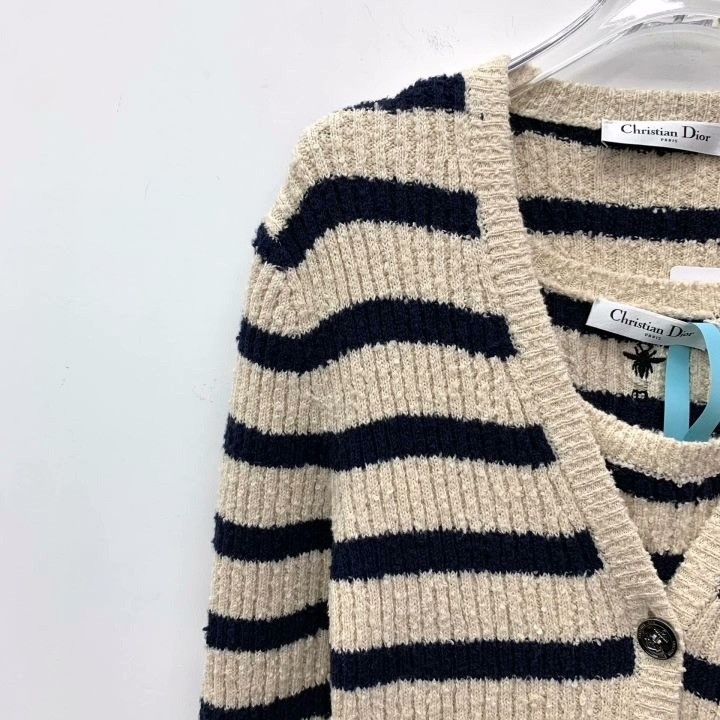 Dior Dior New Striped CD Logo Two-piece Knit Set K26WX Size S / US 4 / IT 40 - 5 Thumbnail