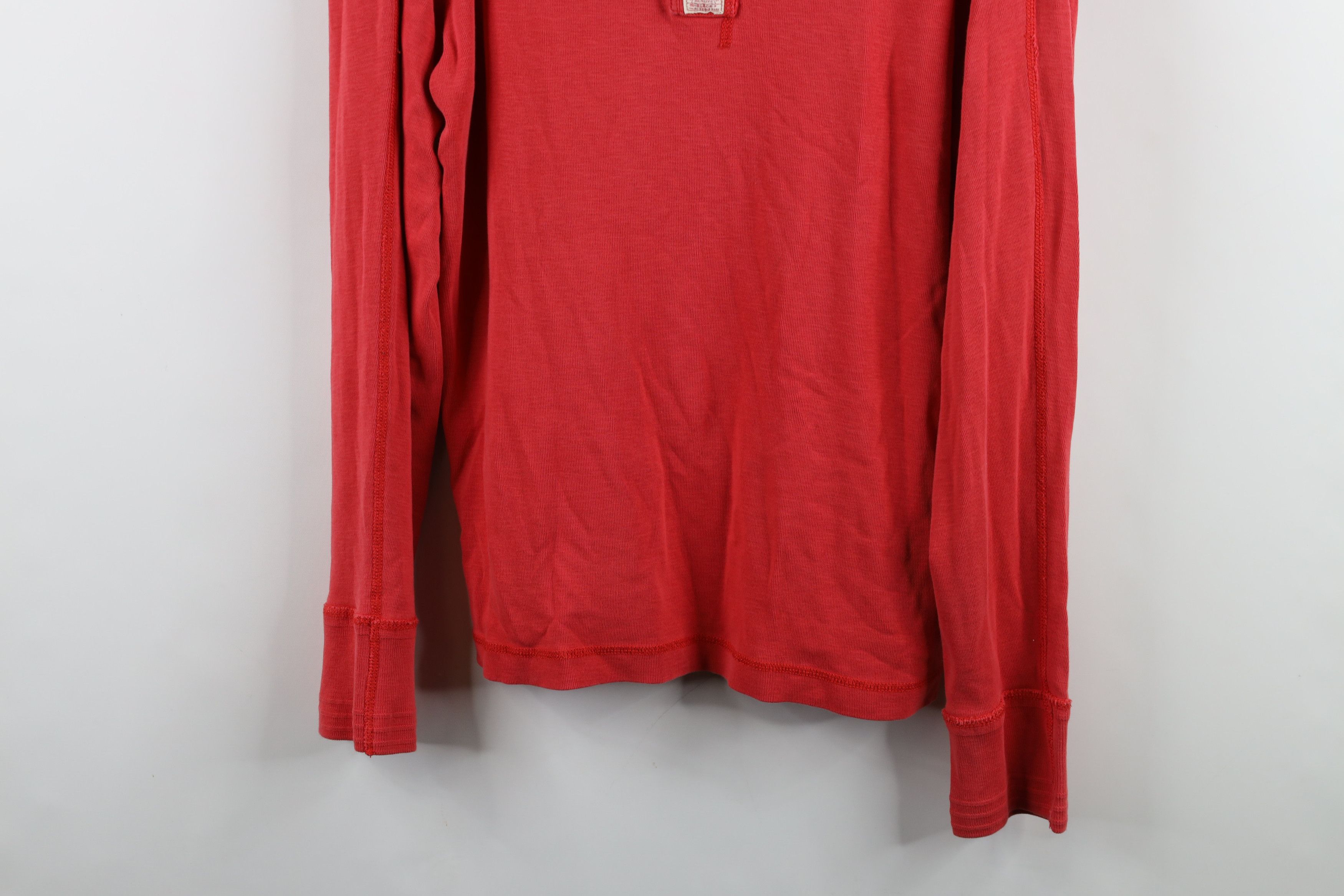 Ralph Lauren × Vintage Vintage 90s Ralph Lauren Ribbed Long Sleeve Henley T-Shirt Size US L / EU 52-54 / 3 - 3 Thumbnail