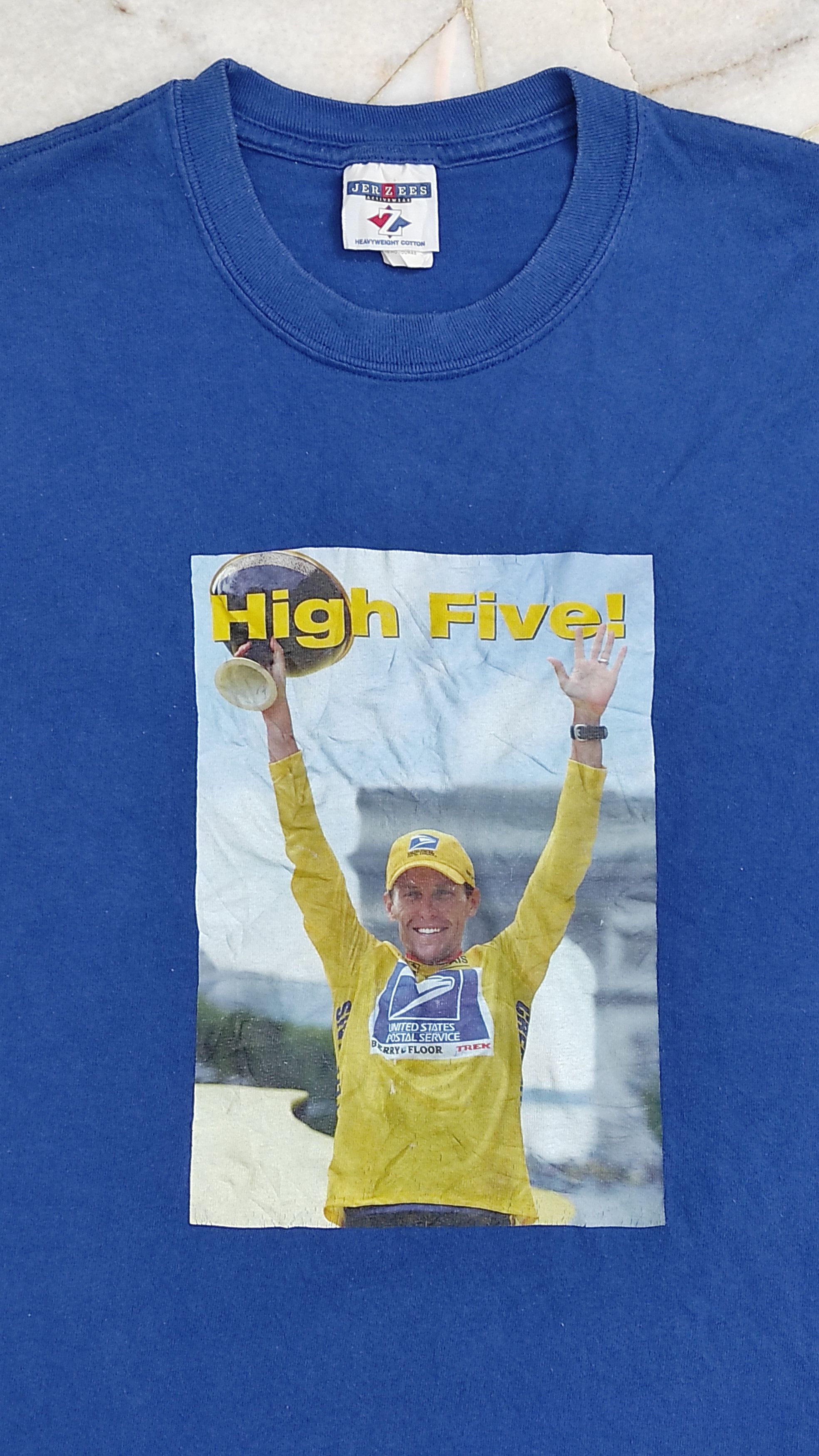Vintage 2003 Lance Armstrong, Tour de France USPS/Trek sponsorship Size US M / EU 48-50 / 2 - 3 Thumbnail