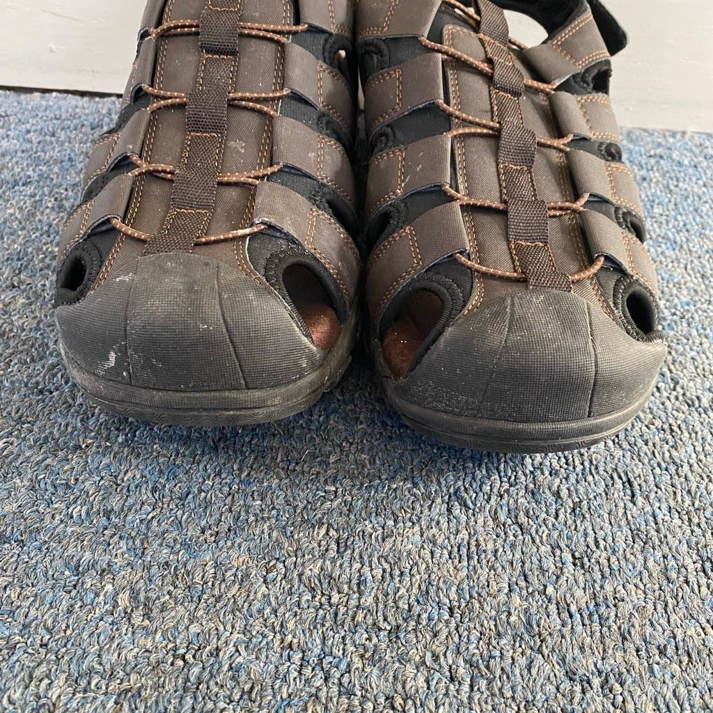 SKECHERS Skechers men 11 extra wide fit slip on sandals w/adjustable Size US 11 / EU 44 - 8 Thumbnail