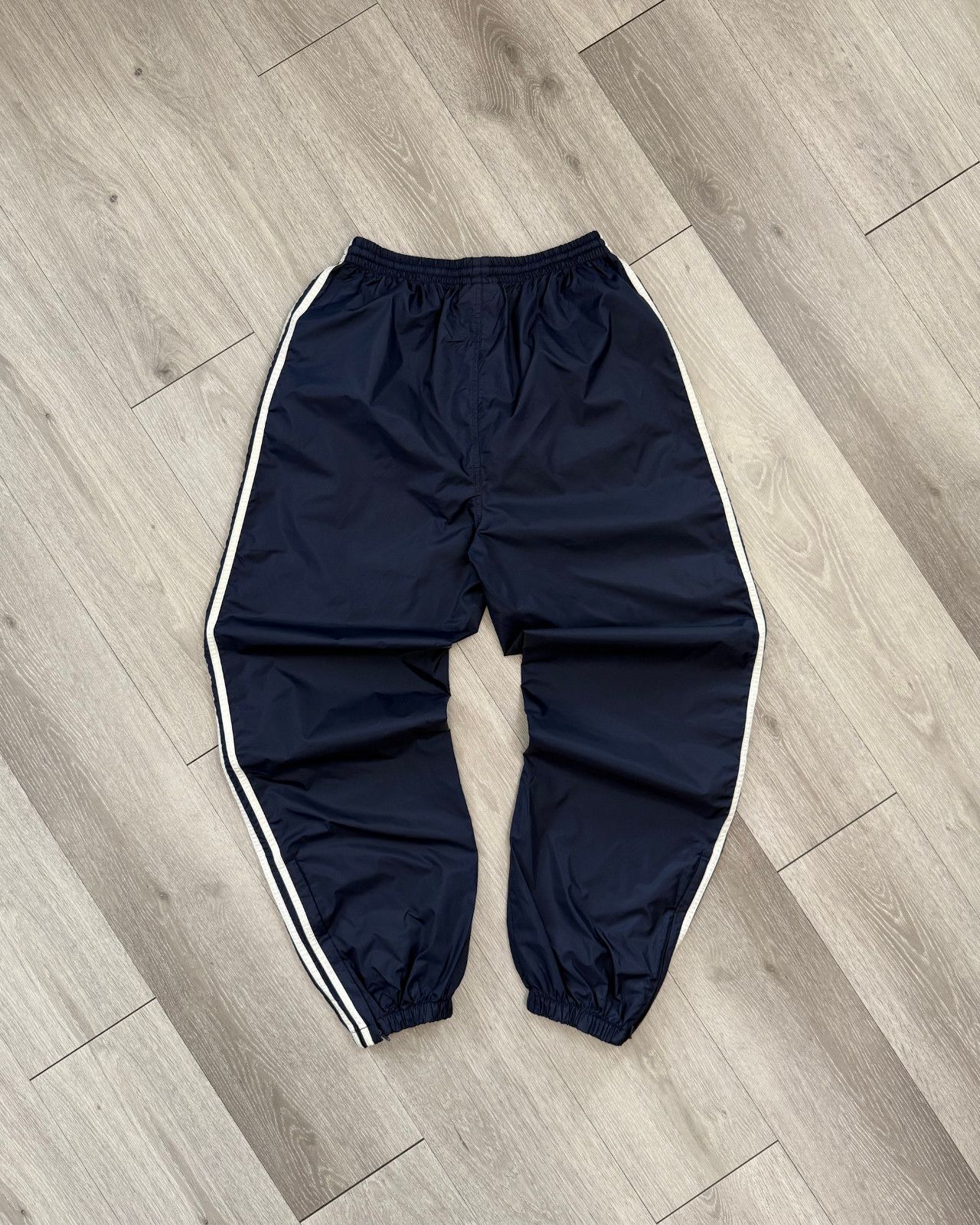 Adidas Vintage Adidas Trefoil Navy Blue Jogger Track Pants - Large Size US 28 / EU 44 - 3 Thumbnail