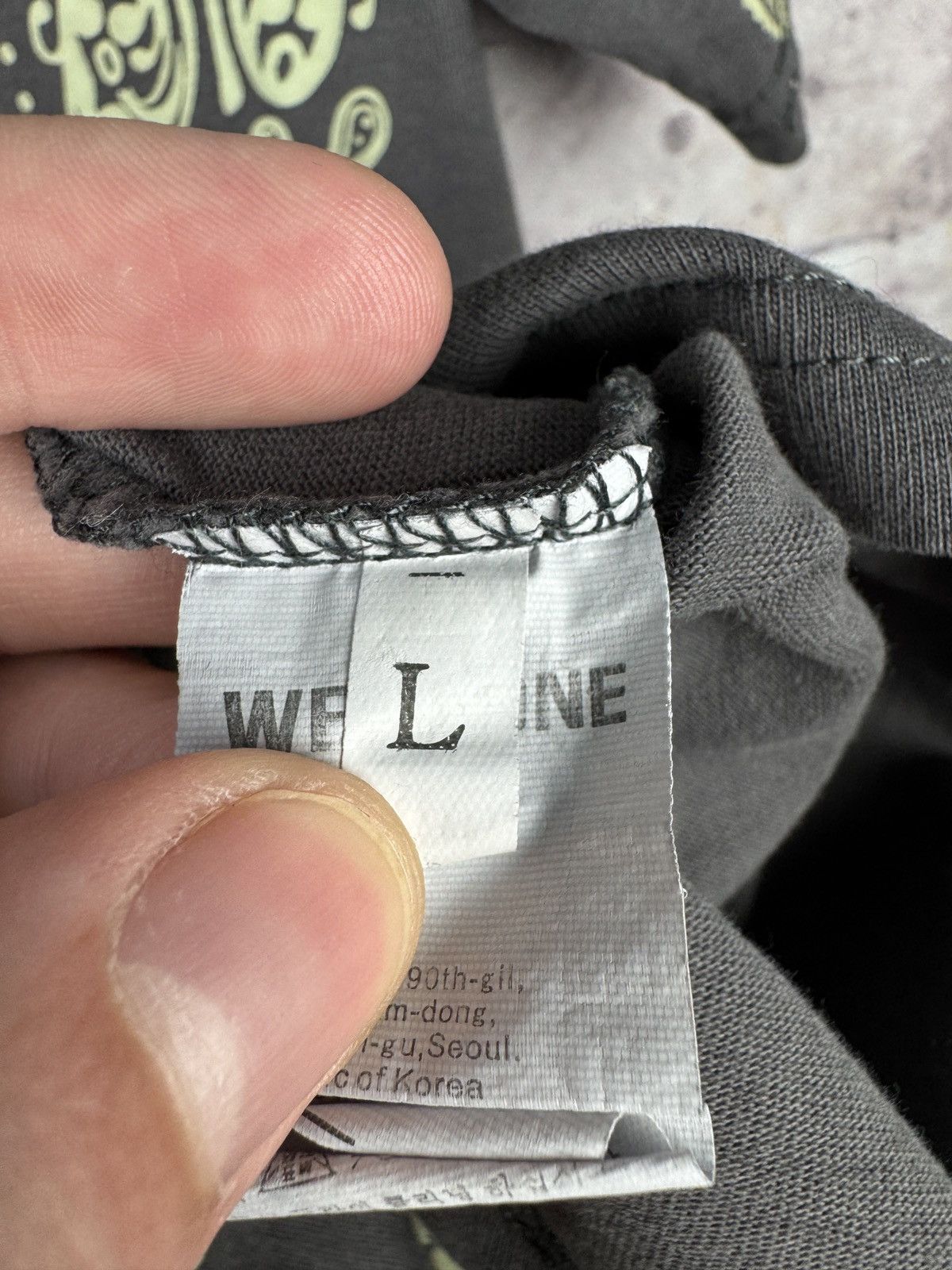 WE11DONE We11done Bandana Print T-Shirt Khaki Streetwear Graphic Tee Size US L / EU 52-54 / 3 - 9 Thumbnail