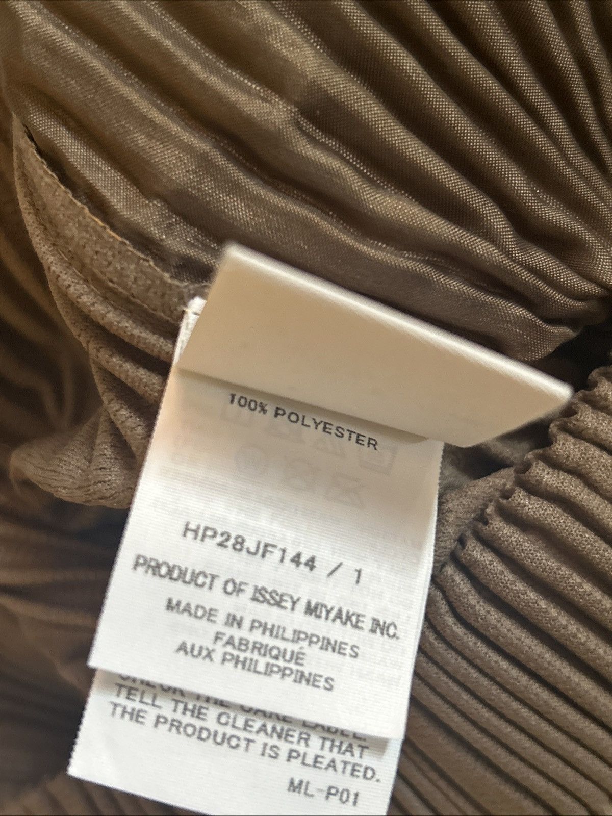 Issey Miyake Issey Miyake Beige Pleated Cargo Pants Size US 30 / EU 46 - 4 Thumbnail