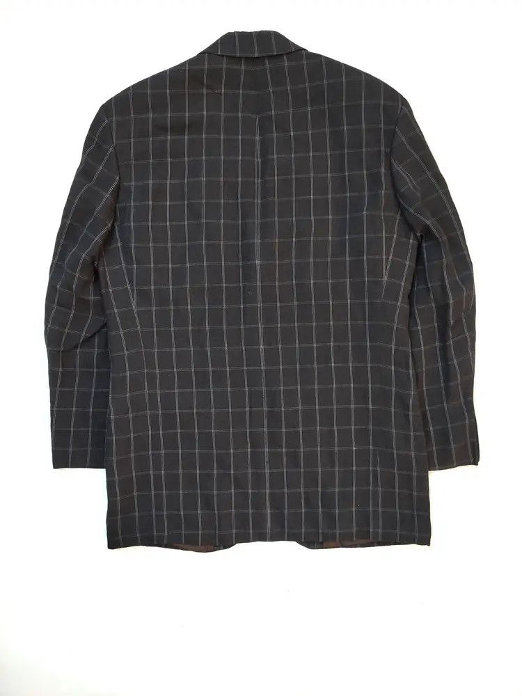 Yves Saint Laurent YSL Vintage Plaid Blazer yves saint laurent Size 48R - 8 Thumbnail