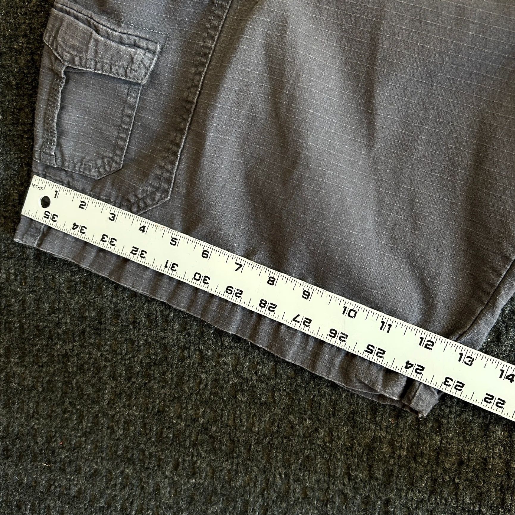Akademiks VINTAGE Akademiks Cargo Shorts Gray 42 Inseam 12 Hip Hop Skater y2k Streetwear Men Regular Size 42 Cargo Shorts Mens Gray Size US 42 / EU 58 - 7 Thumbnail
