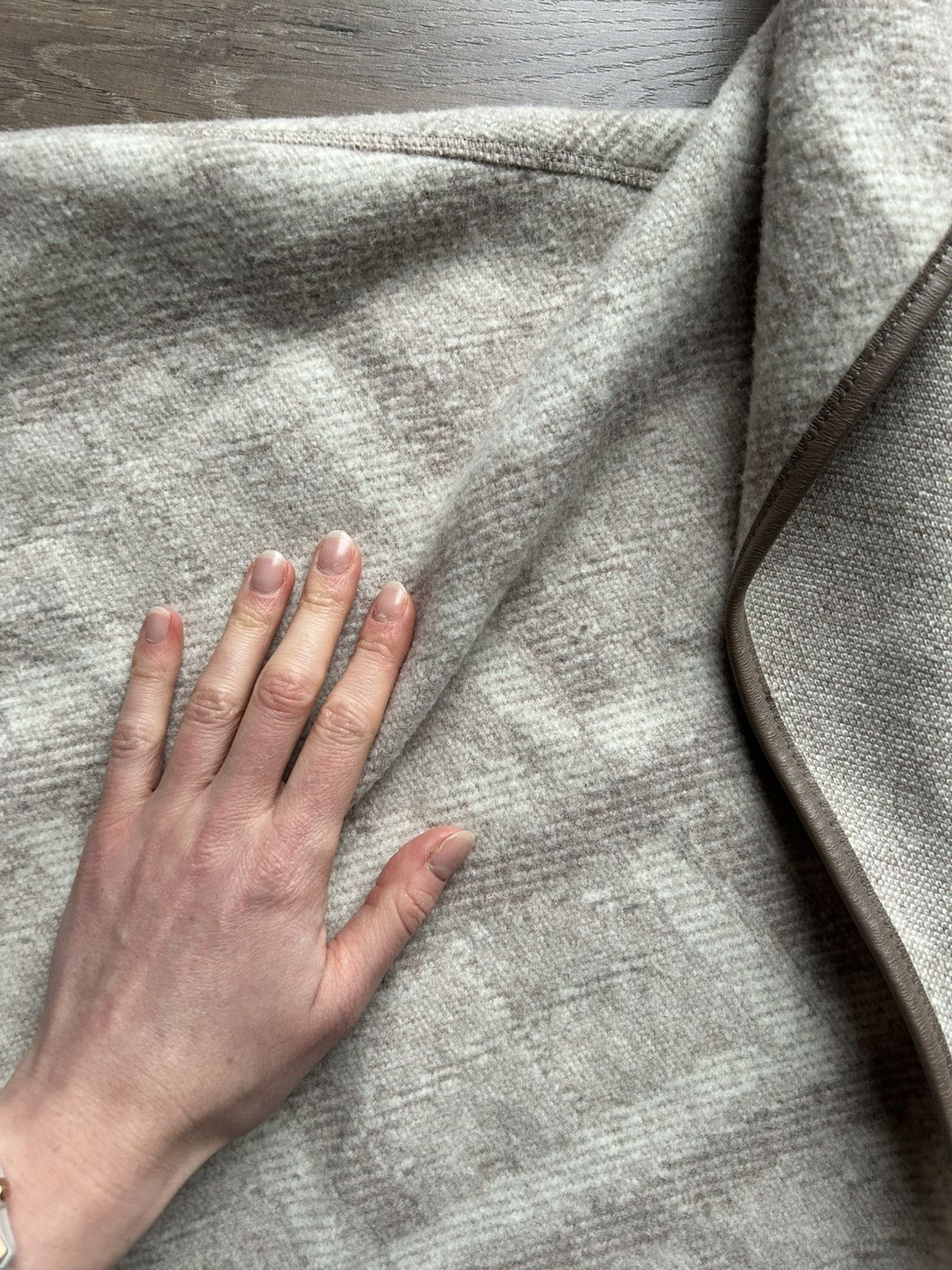 Max Mara Max Mara beige wool cape poncho One size Size ONE SIZE - 5 Thumbnail