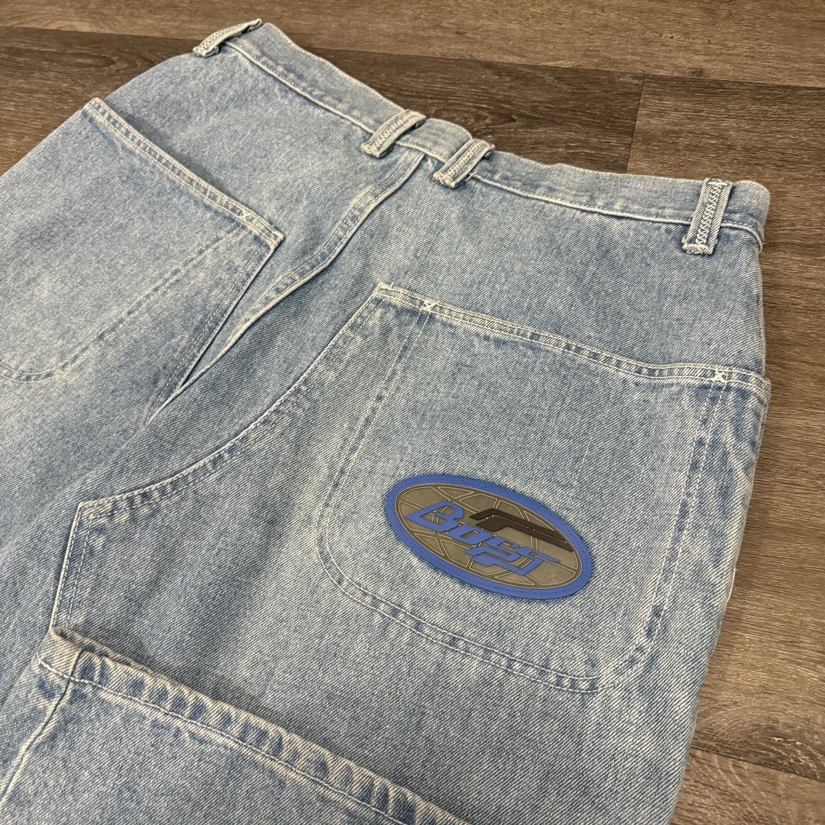 JNCO × Southpole × Vintage Vintage 90s BOSS baggy wide leg JNCO style deep pocket jeans Size US 36 / EU 52 - 3 Thumbnail