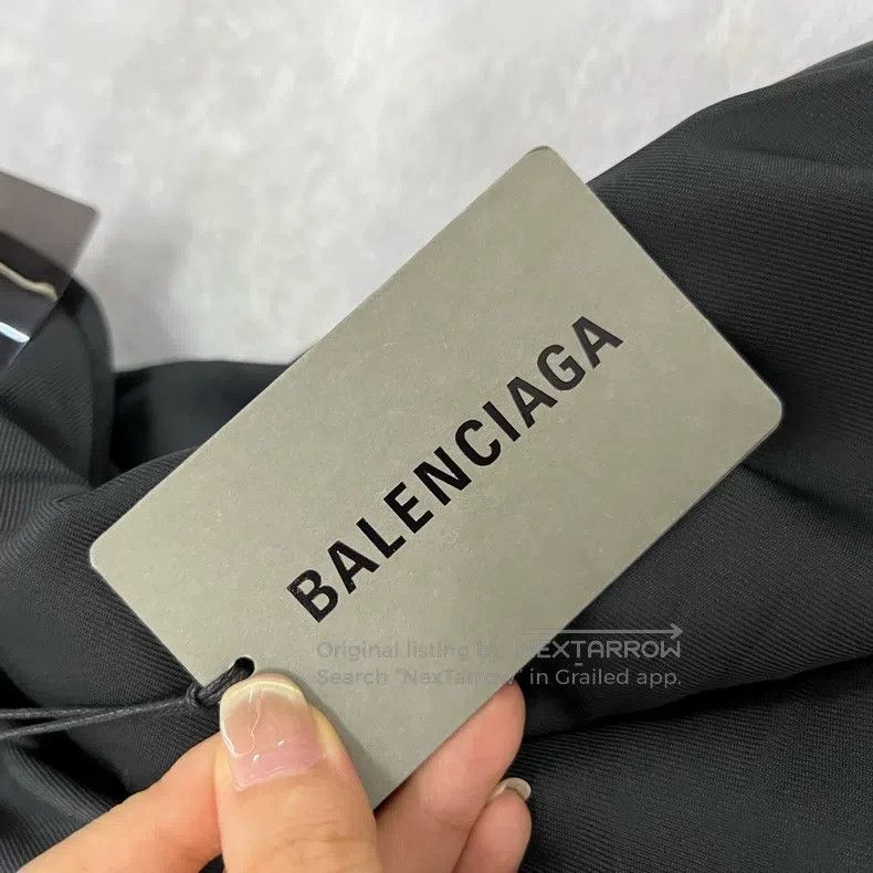 Balenciaga Balenciaga Black Pleated Long Pants Size US 30 / EU 46 - 5 Thumbnail