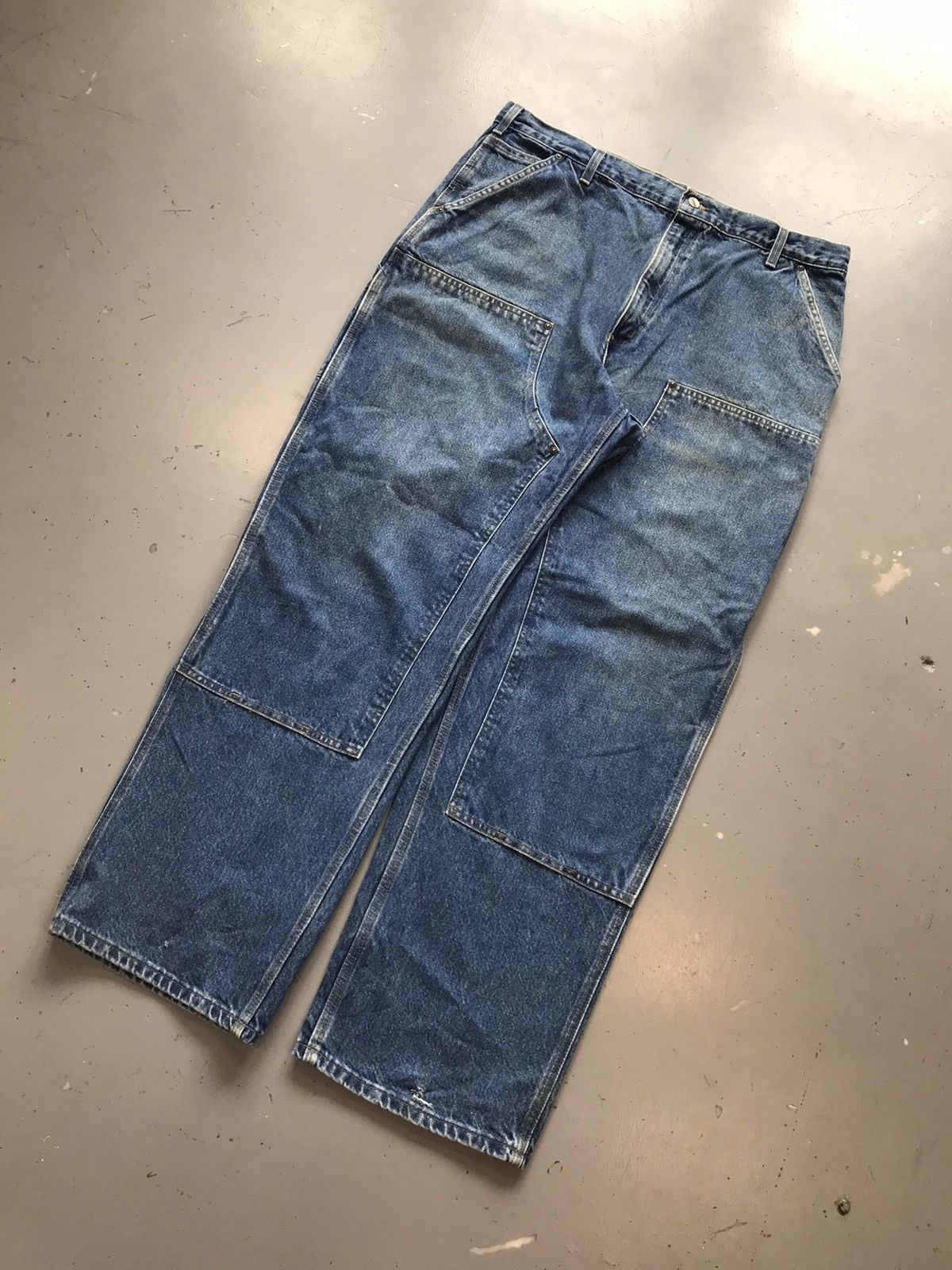 Carhartt × Vintage Vintage Carhartt B73 DST double knee denim Size US 40 / EU 56 - 3 Thumbnail